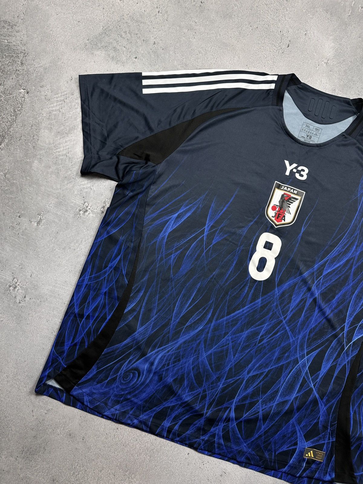 Adidas Japan Adidas Y-3 2024 Football Home Jersey #8 Minamino Size US XXL / EU 58 / 5 - 9 Thumbnail