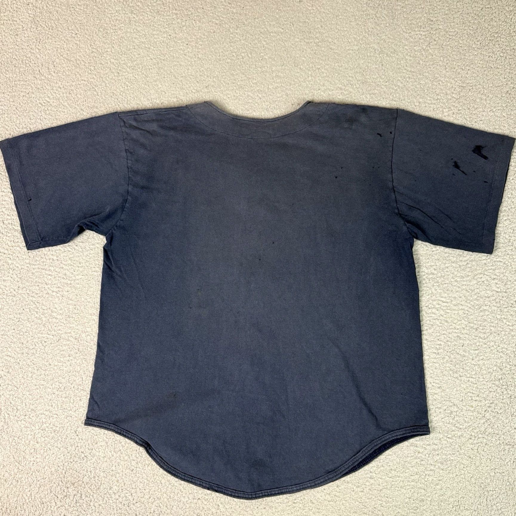 No Fear VINTAGE No Fear Baseball Jersey Shirt Adult XL Blue Button Up Embroidered Logo 90s Mens T-Shirt Short Sleeve Jersey Cotton Size US XL / EU 56 / 4 - 5 Thumbnail