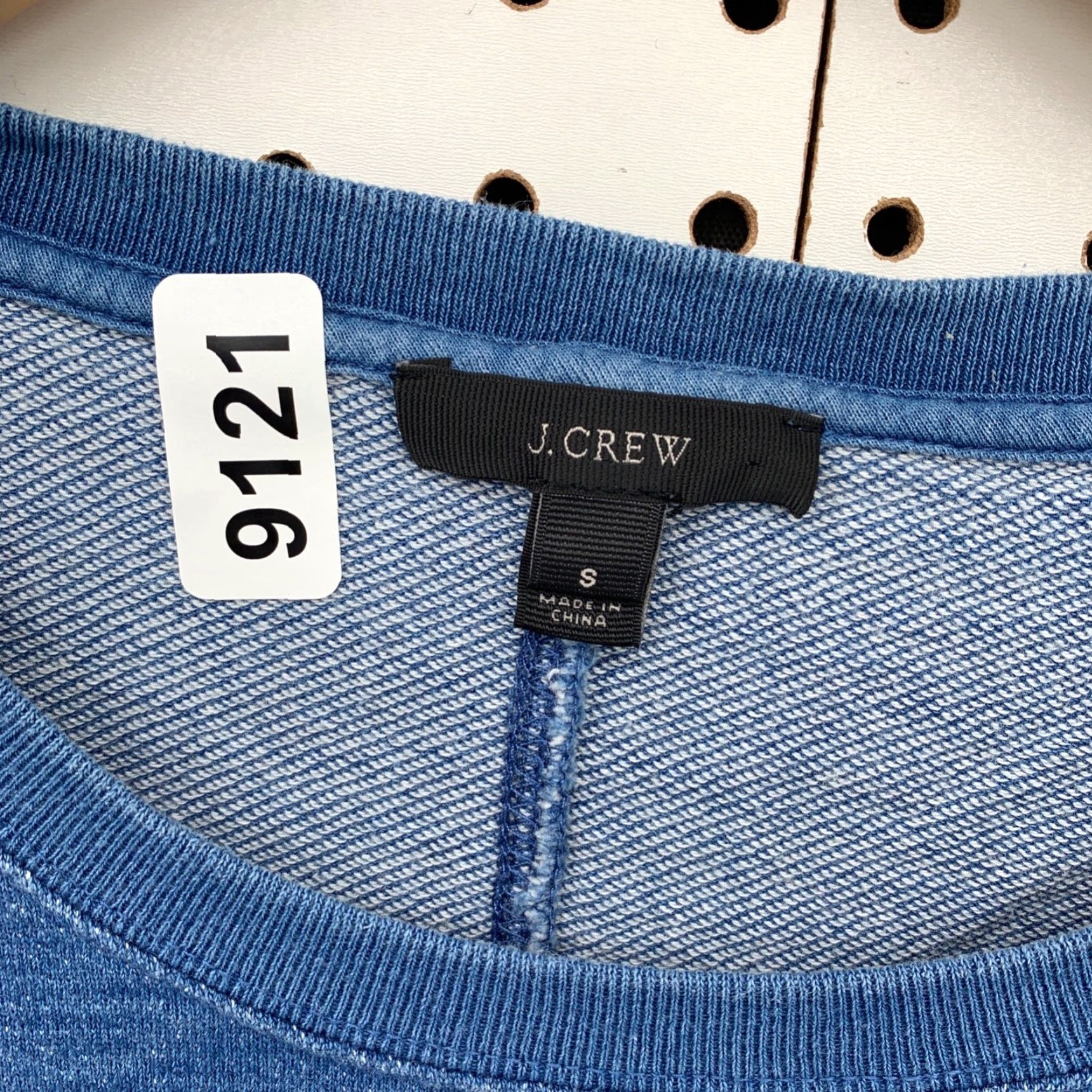 J.Crew JCrew Sweatshirt Blue Womens Small Tie Up Sides Long Sleeve Casual Size S / US 4 / IT 40 - 5 Thumbnail