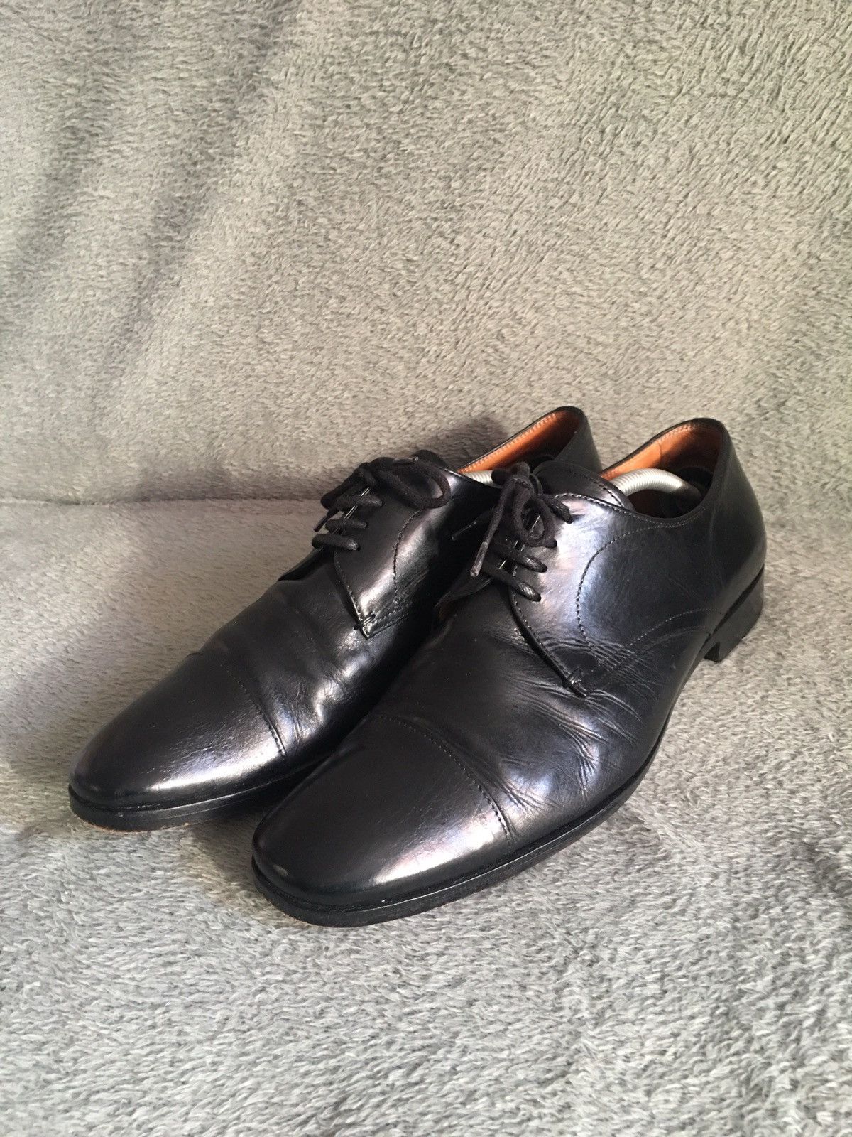 Prada Prada Black Leather Formal Dress Shoes Size 7 Size US 7 / EU 40 - 2 Thumbnail