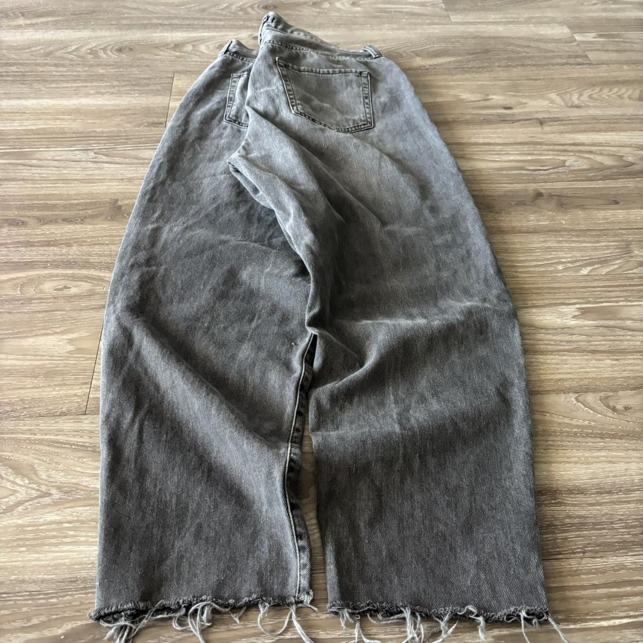 Vintage Crazy Vintage Y2K/2000s Faded Black Grunge Denim Jeans! 34x27 Size US 34 / EU 50 - 4 Thumbnail