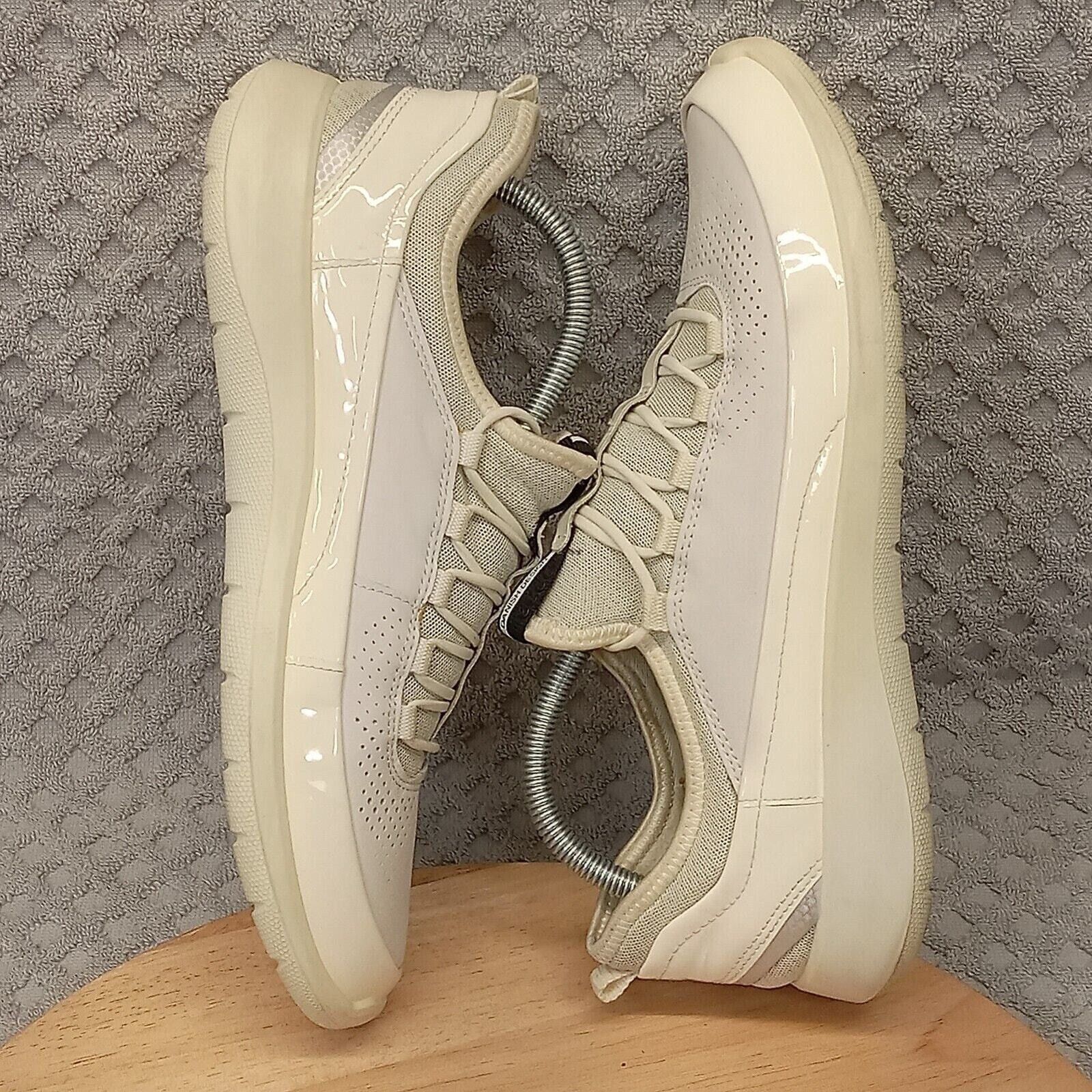 Ecco Ecco Soft 5 White Leather Toggle Sneakers Women’s EU 42 US 9 Size US 9 / IT 39 - 5 Thumbnail