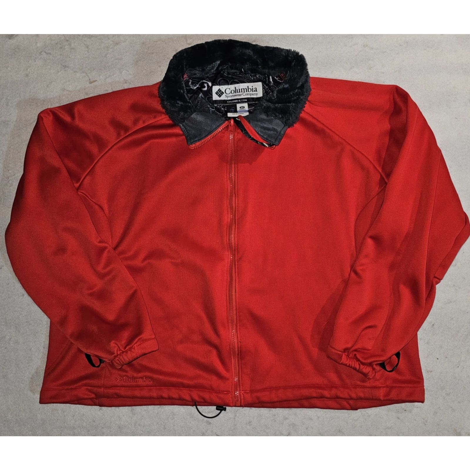 Vintage Columbia Sportswear Fur Lined Collar Zip-Down Long Sleeve Womens Jacket Size 3XL Red Size XXL / US 16-18 / IT 52-54 - 2 Thumbnail