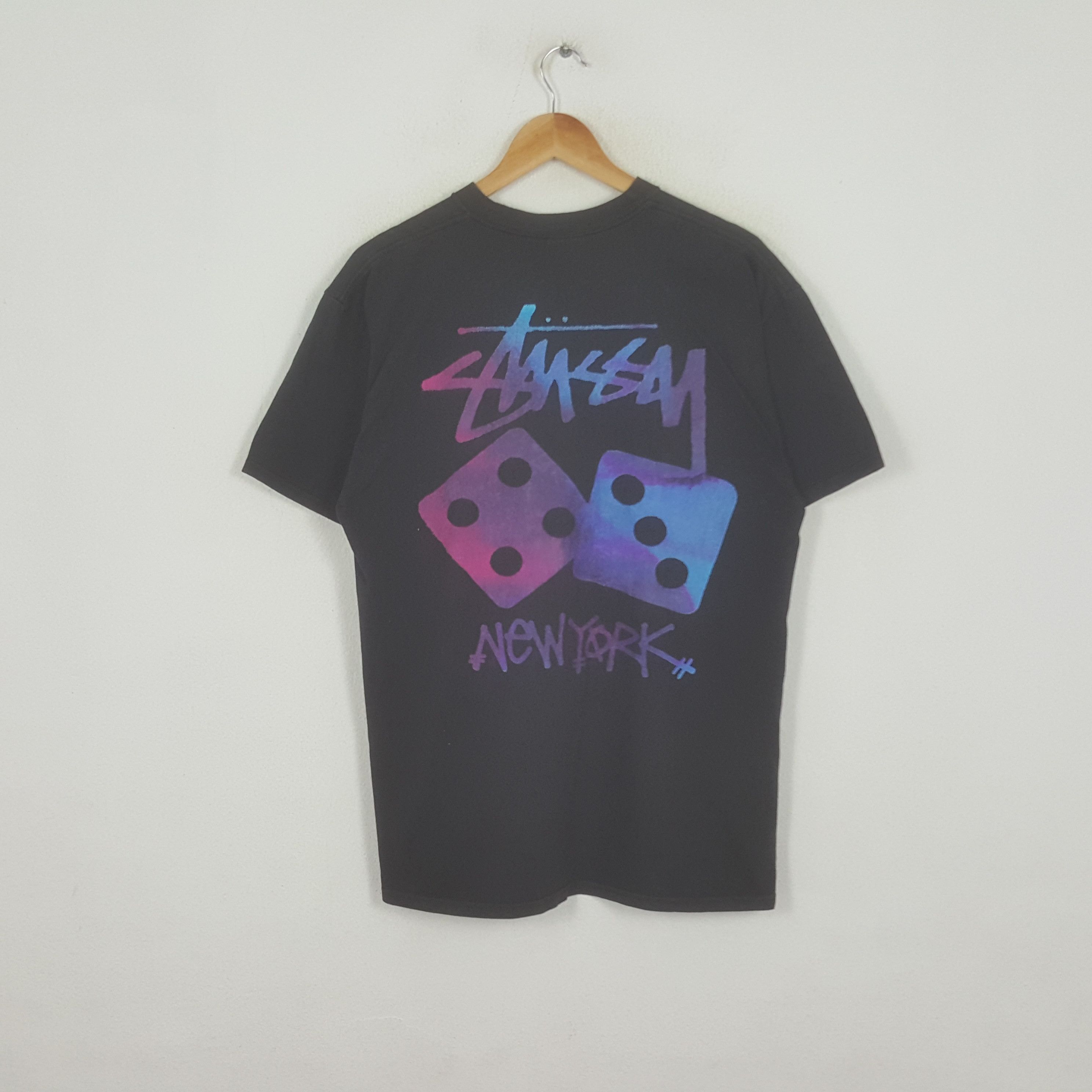 Stussy Vintage Stussy Dice New York Streetwear Tshirt Size US L / EU 52-54 / 3 - 1 Thumbnail
