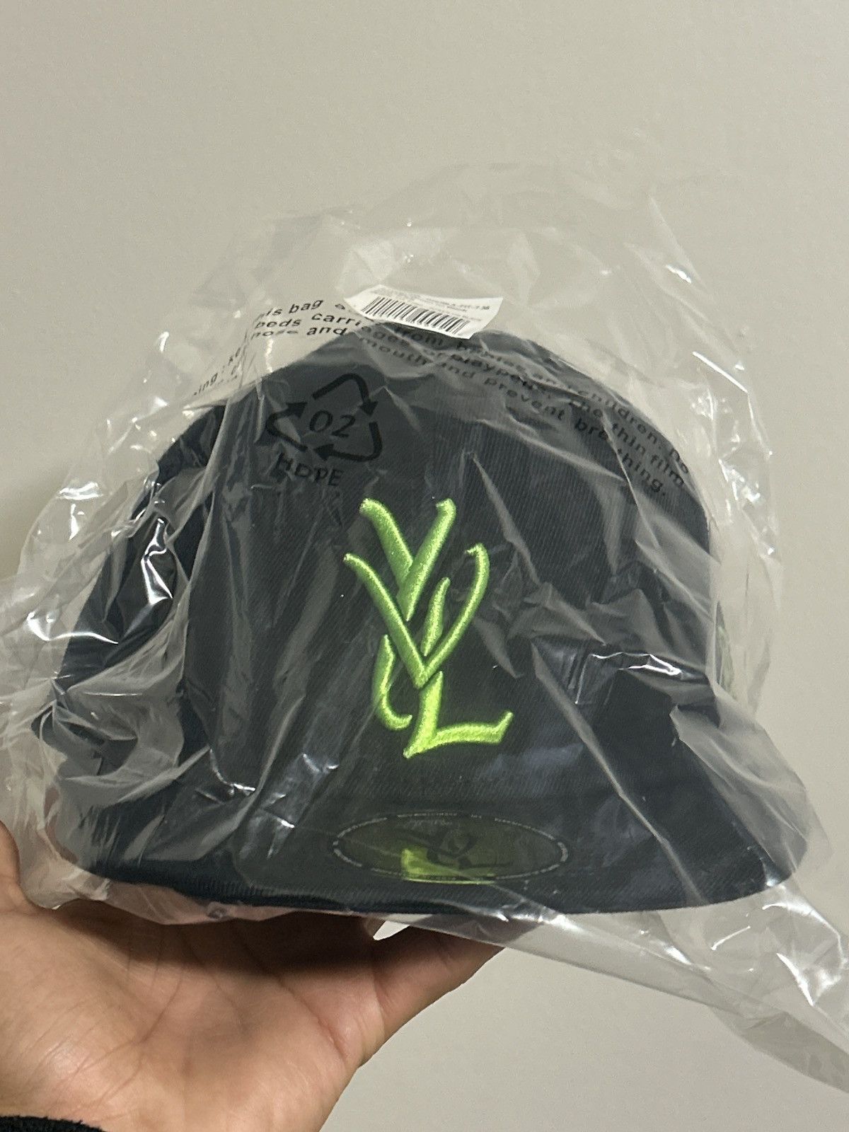 Other YVL Green on Black Hat 3/8 Size ONE SIZE - 1 Thumbnail