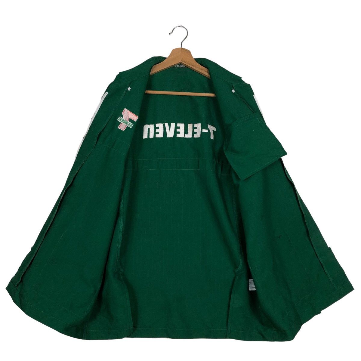 Japanese Brand 🔥Vintage Worker Shirt Jacket 7-Eleven Bowling Shirt Design Size US M / EU 48-50 / 2 - 10 Thumbnail