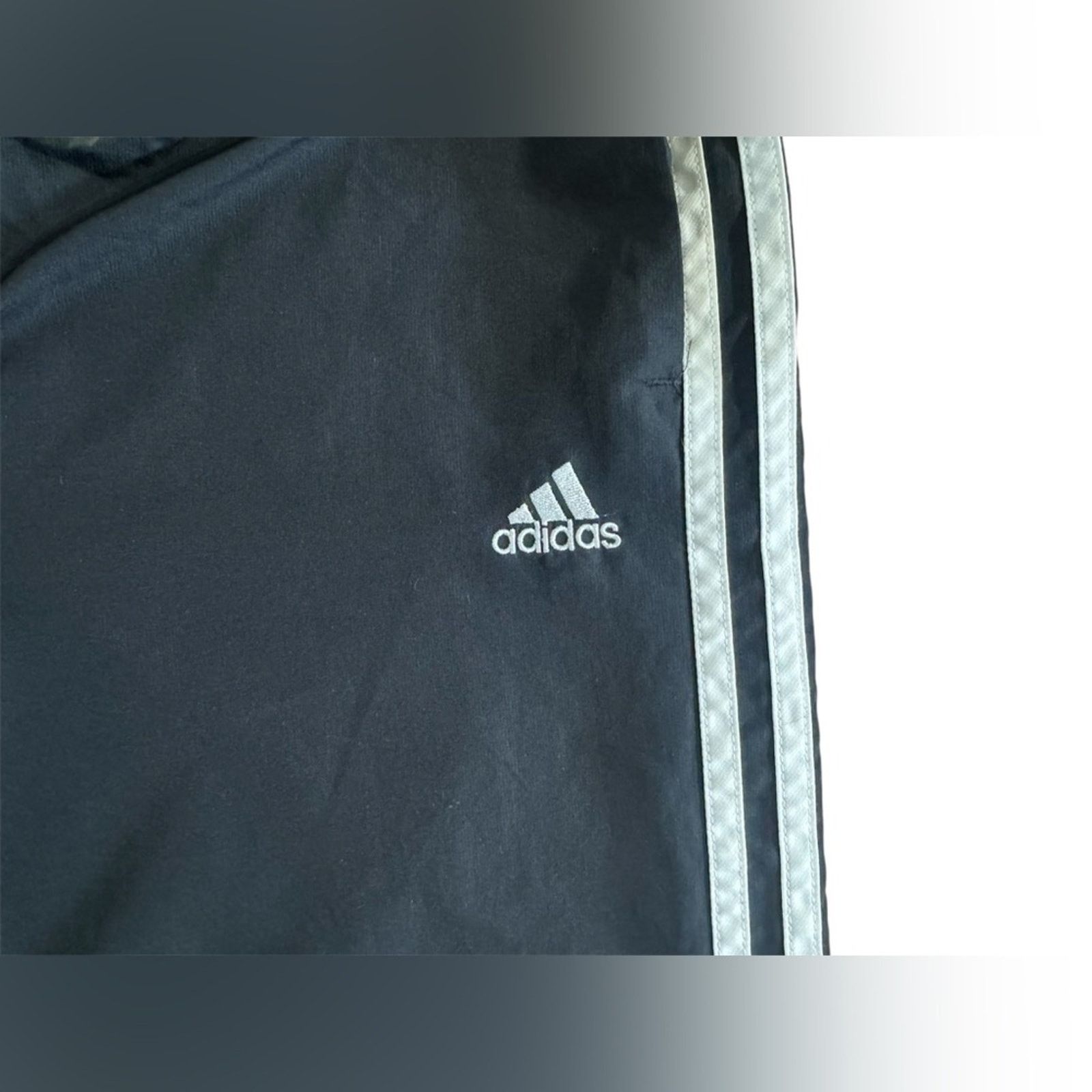Adidas Adidas Women Black Track Pants Size 27" / US 4 / IT 40 - 2 Thumbnail