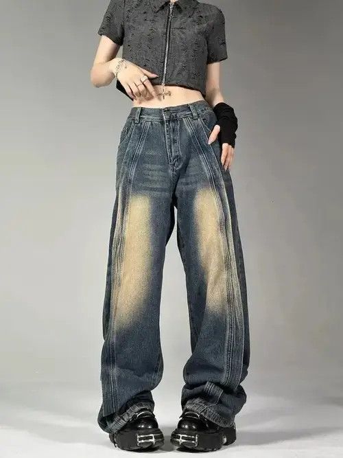 Japanese Brand × Jean Washed Retro Jeans Size 32" / US 10 / IT 46 - 1 Thumbnail