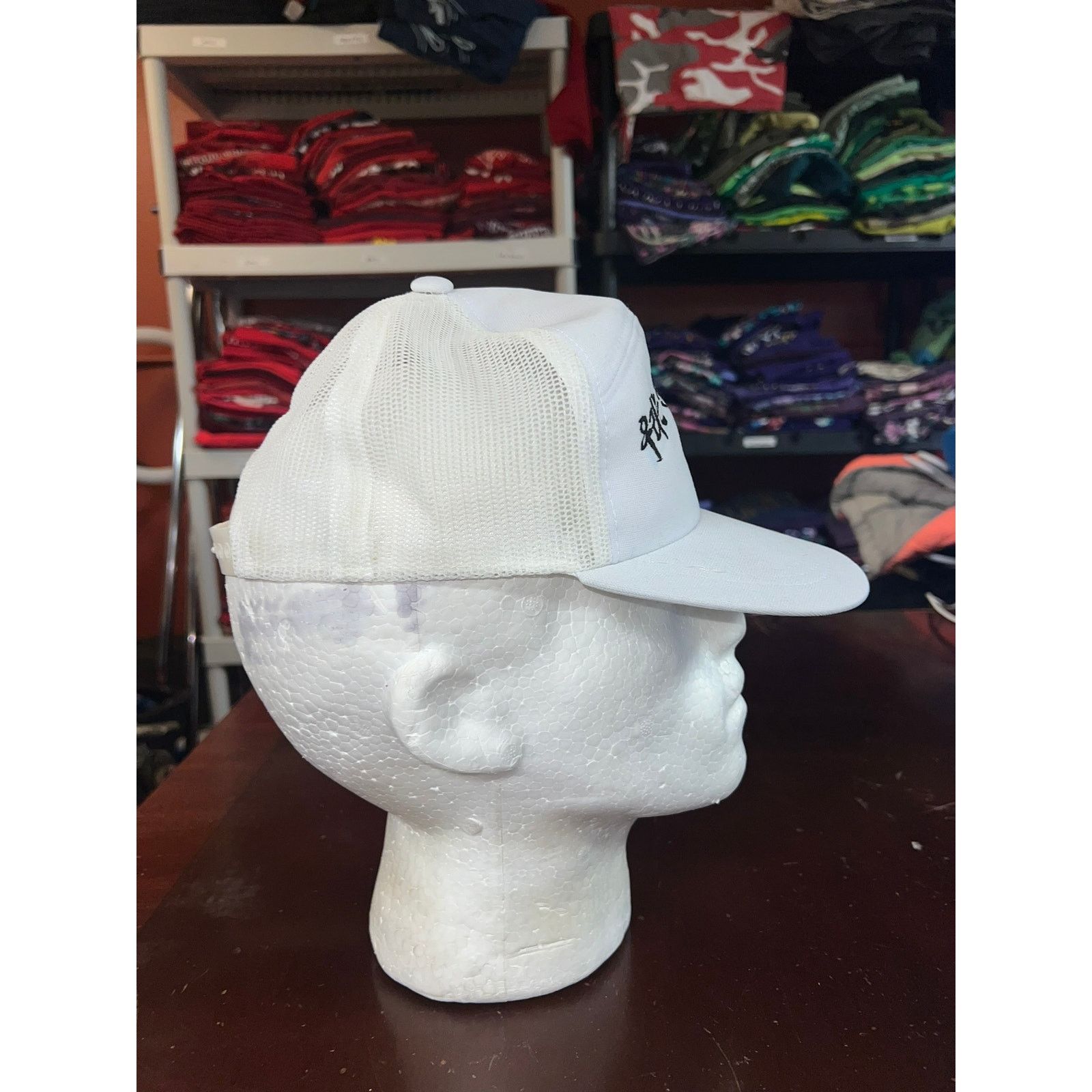 Vintage Vintage Korea Lettering Hat White Black Symbol Snapback VTG Size ONE SIZE - 7 Thumbnail