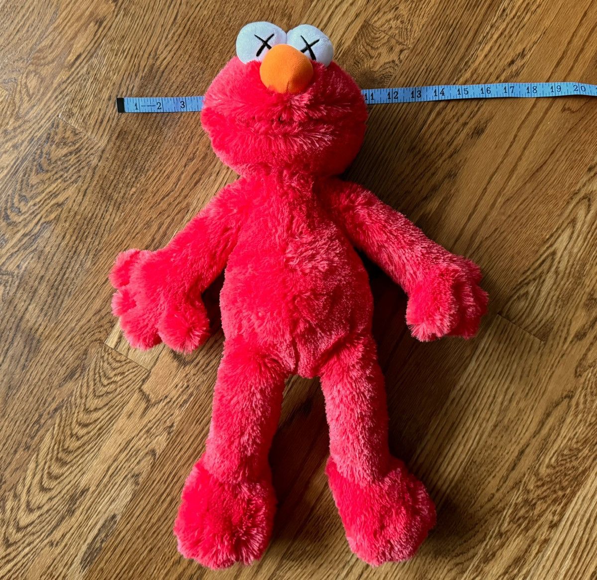 Kaws × Uniqlo FAST SHIP Sesame Street Elmo Red Plush Toy Doll Red Figure Size ONE SIZE - 12 Thumbnail