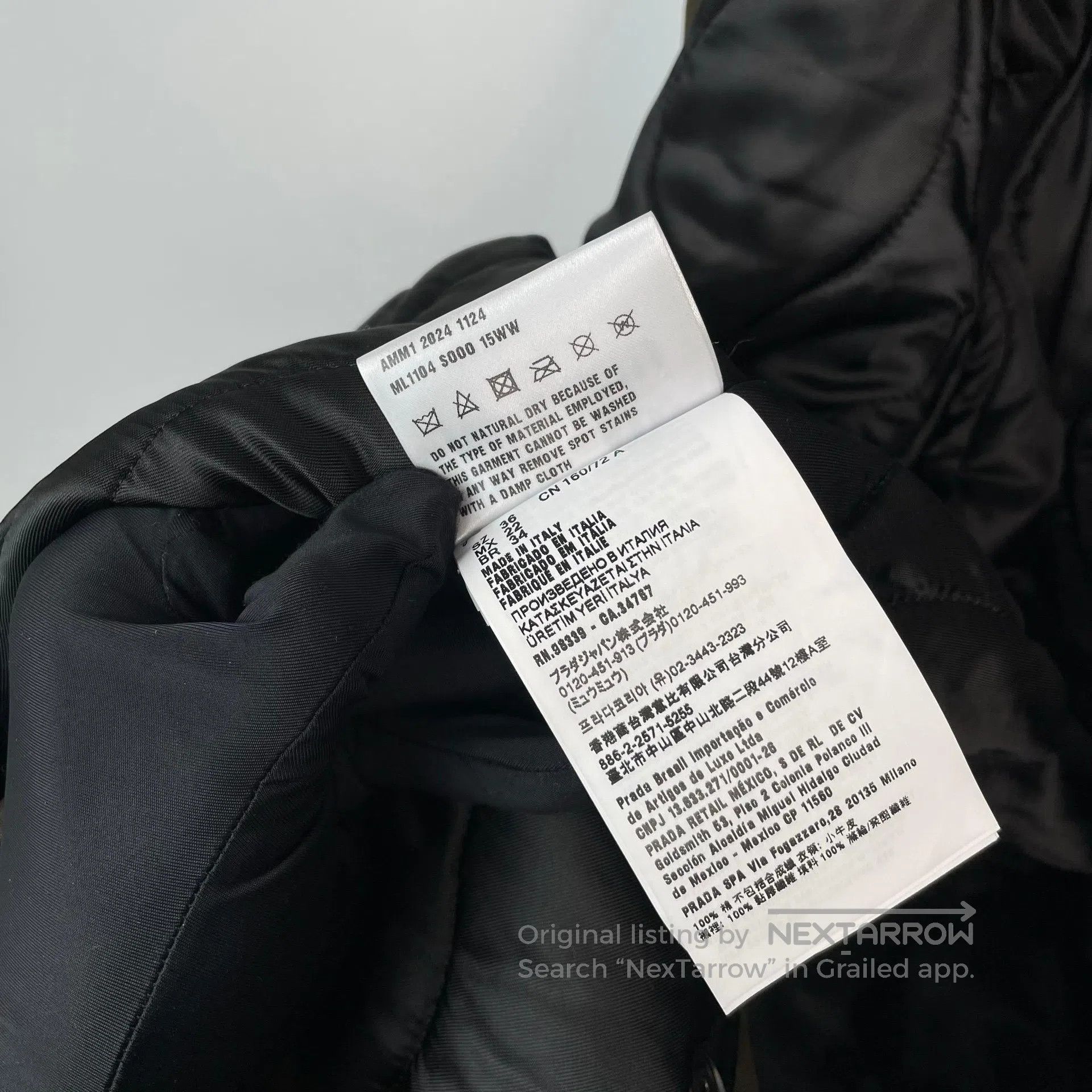 Miu Miu Miu Miu Olive Green Autumn Leather Collar Jacket Coat| Size XS / US 0-2 / IT 36-38 - 8 Thumbnail