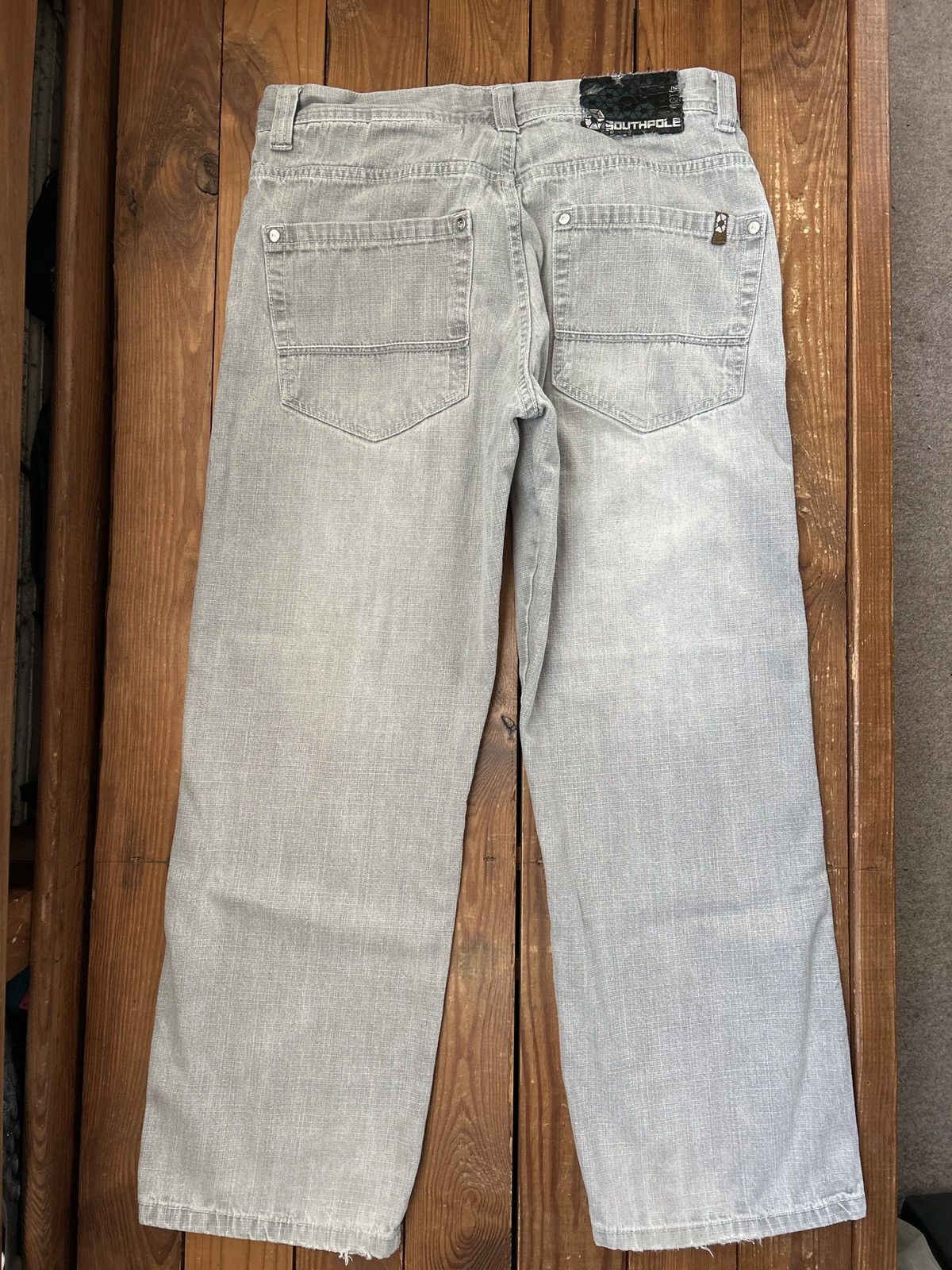 Southpole × Vintage Vintage Y2K South Pole Grey Denim Jeans Size US 32 / EU 48 - 3 Thumbnail