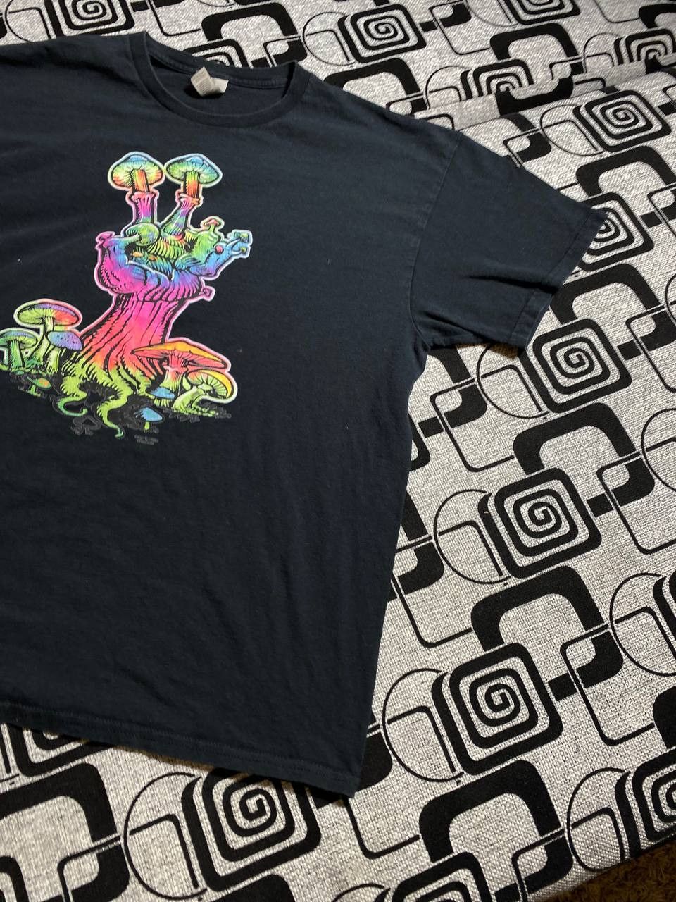 Affliction × Japanese Brand Y2K Affliction Style All Over Print T Shirt Tee Tapout Japan Size US XL / EU 56 / 4 - 2 Thumbnail