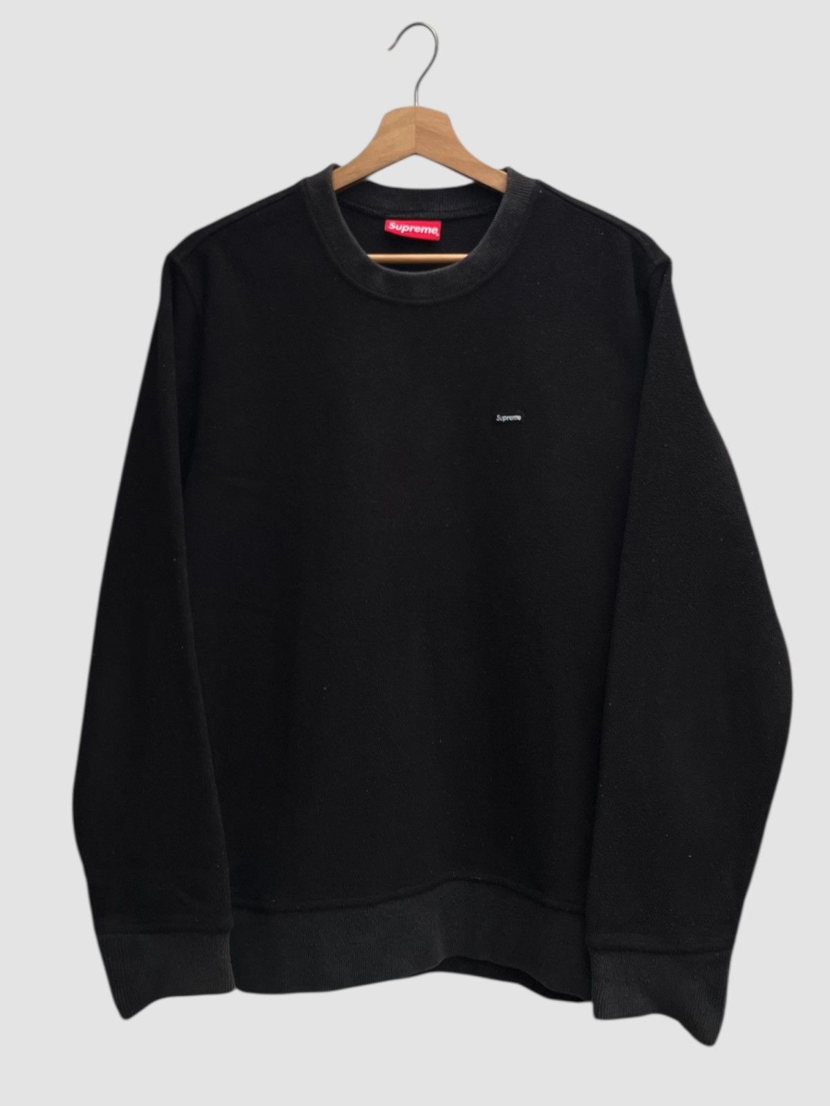 Supreme Supreme Fleece Polartec Black Sweater Size US S / EU 44-46 / 1 - 1 Thumbnail