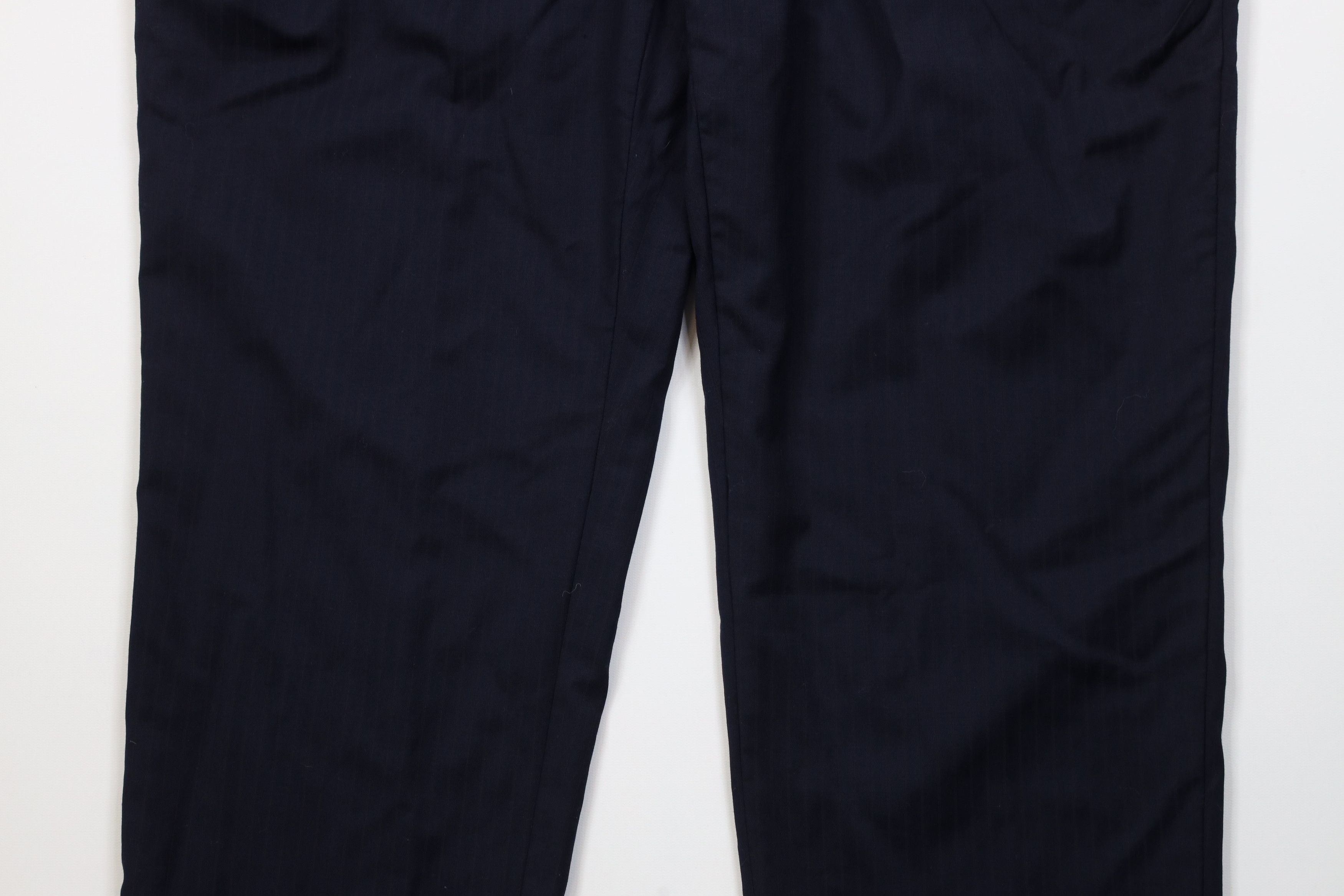 Vintage Vintage 90s Streetwear Knit Pinstriped Wide Led Chino Pants Size US 40 / EU 56 - 3 Thumbnail