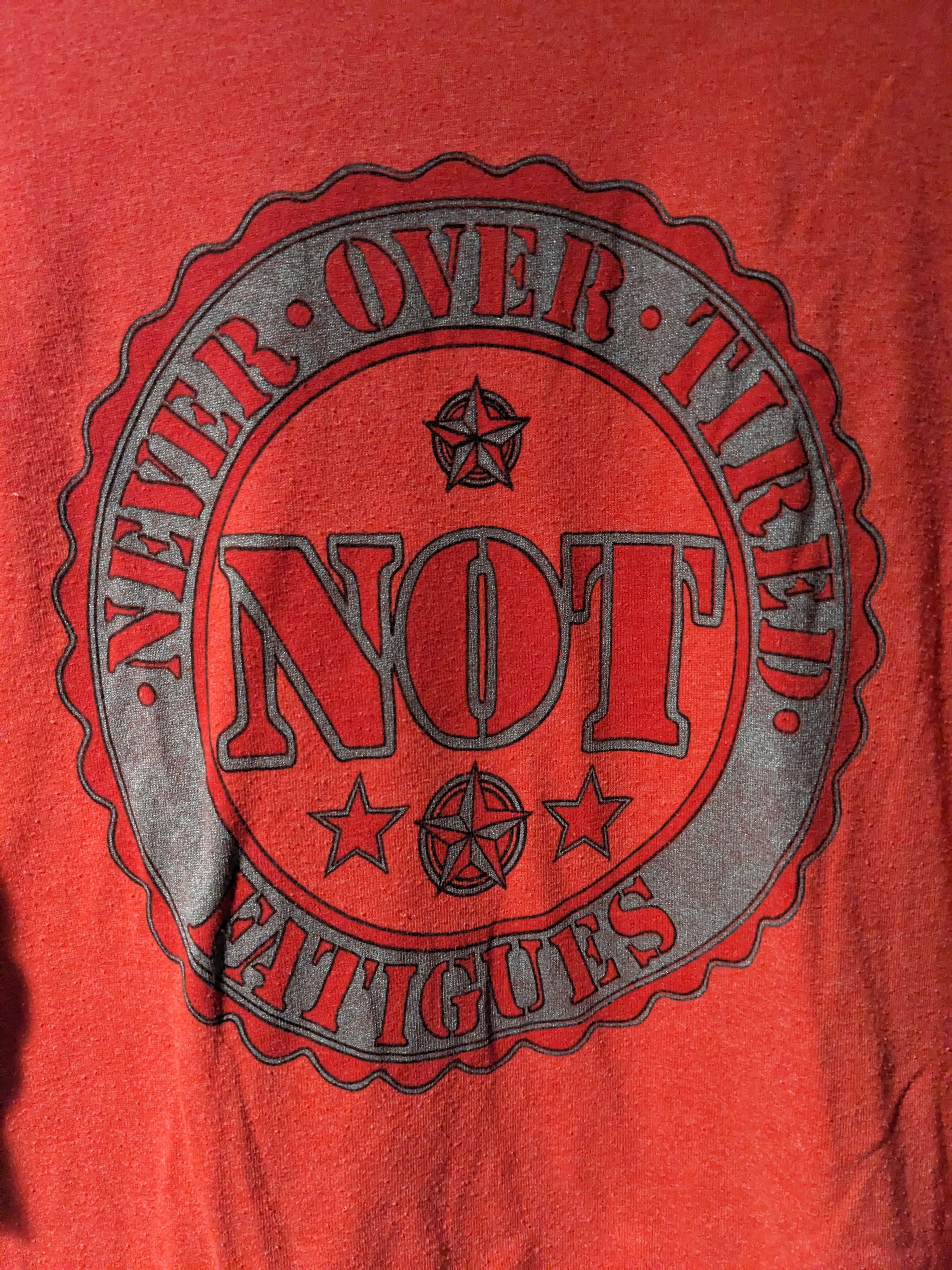 No Fear × Vintage Vintage 90s Never Over Tired Not Long-Sleeve T-Shirt Size US XL / EU 56 / 4 - 2 Thumbnail