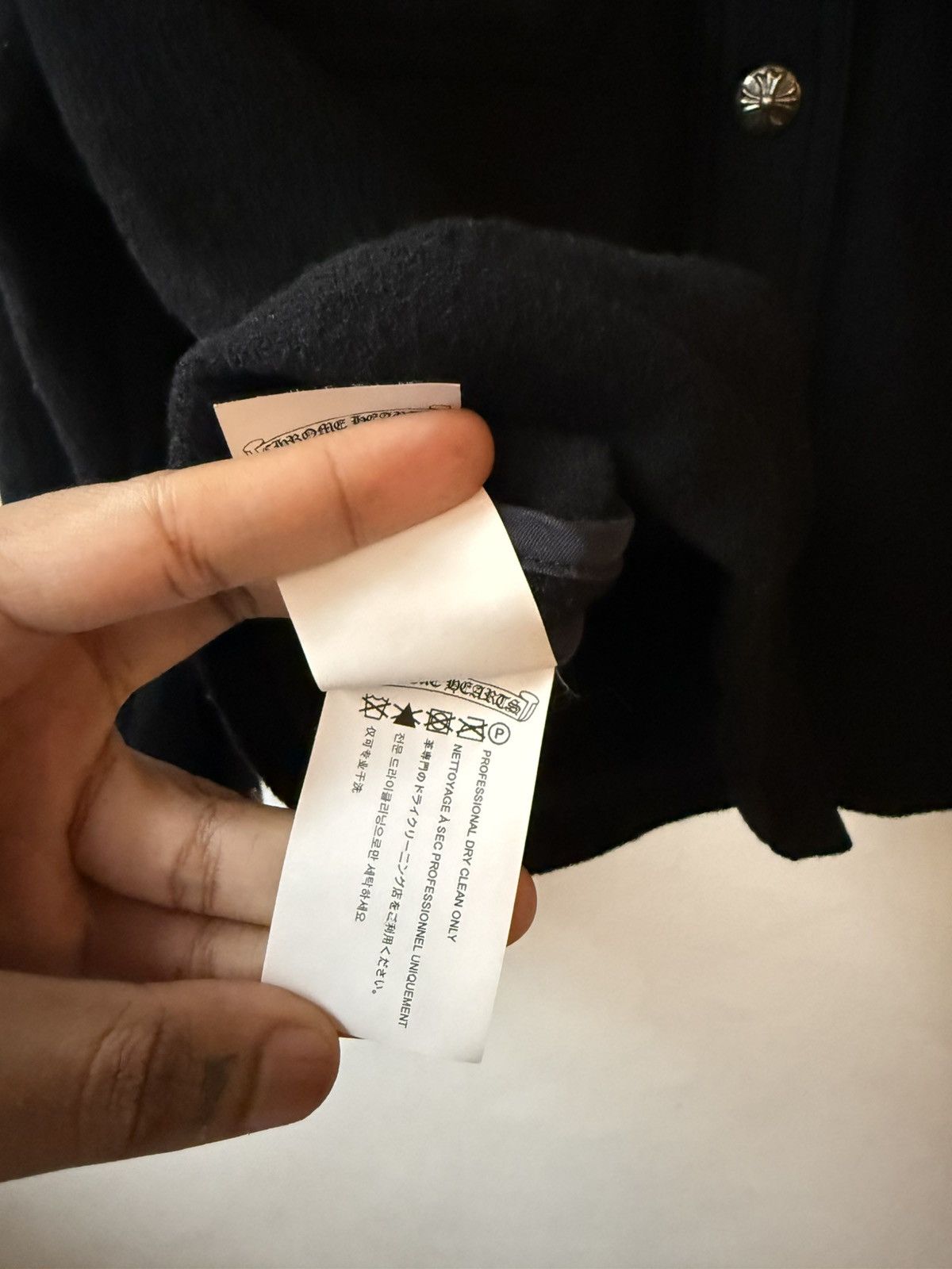 Chrome Hearts Chrome Hearts 2025 Wool Cropped Jacket Size US S / EU 44-46 / 1 - 5 Thumbnail