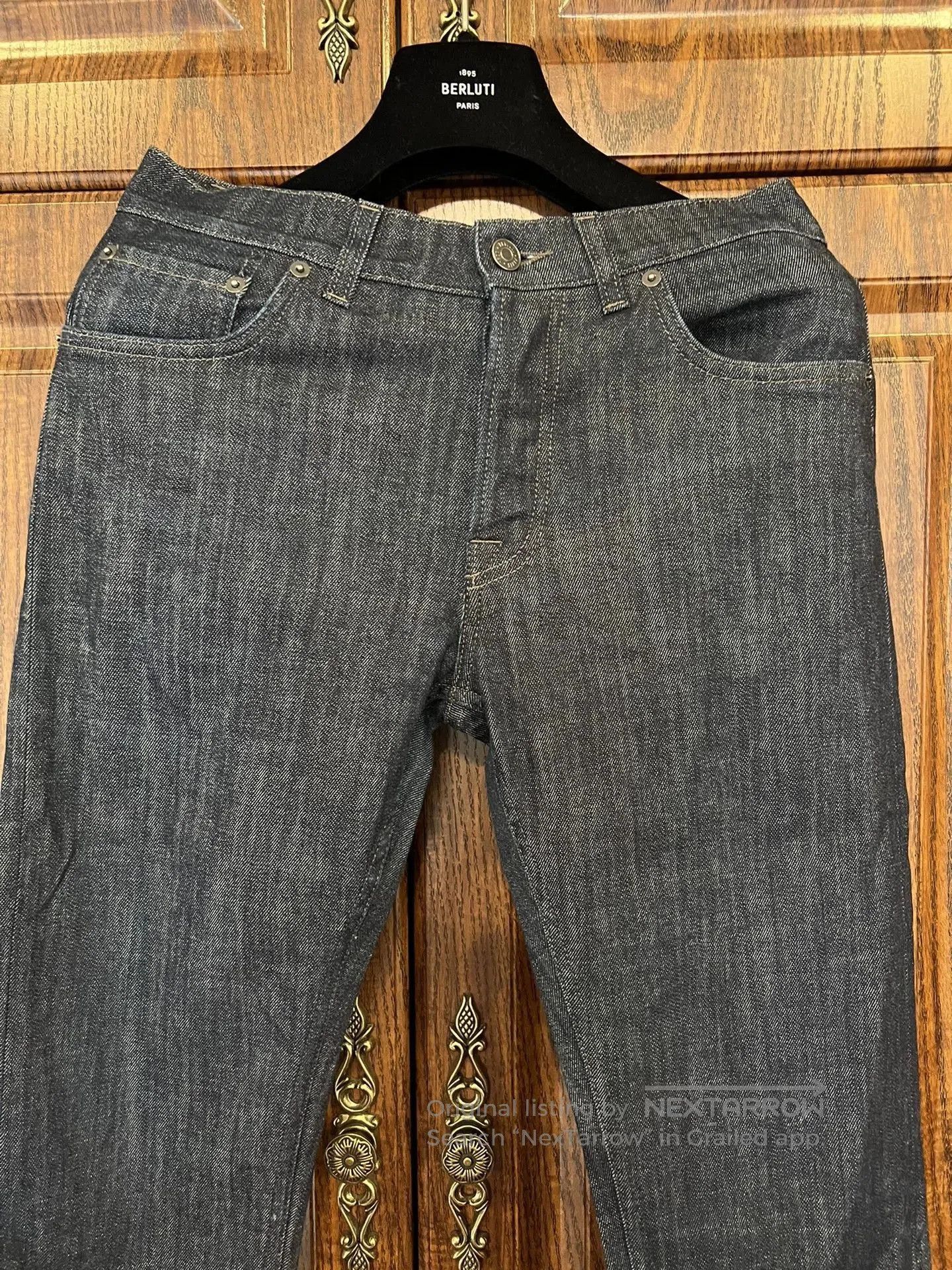 Berluti Black Denim Pants Size 28. Size US 28 / EU 44 - 3 Thumbnail