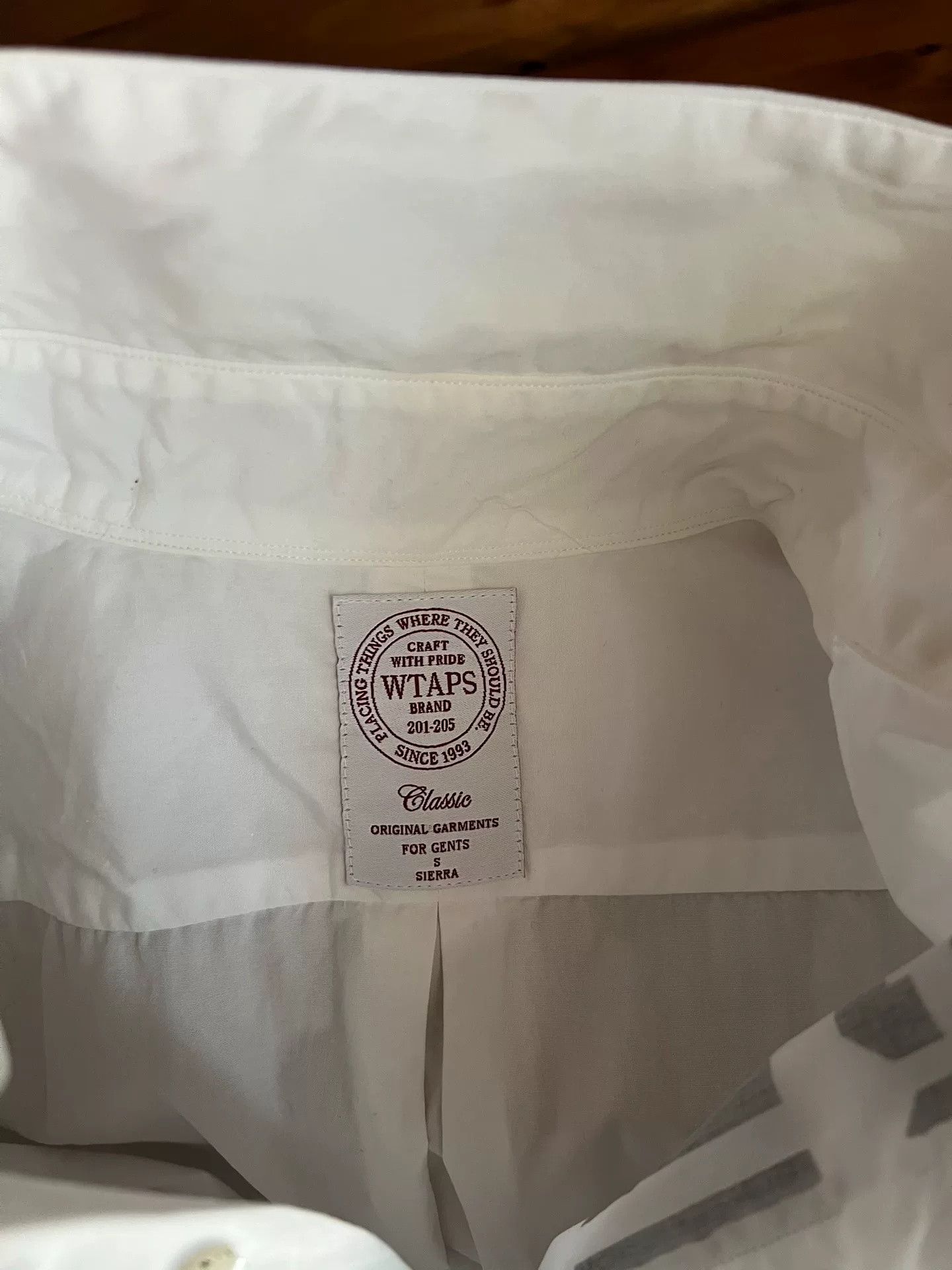 Wtaps WTAPS 15AW White Letter Shirt Size US S / EU 44-46 / 1 - 8 Thumbnail