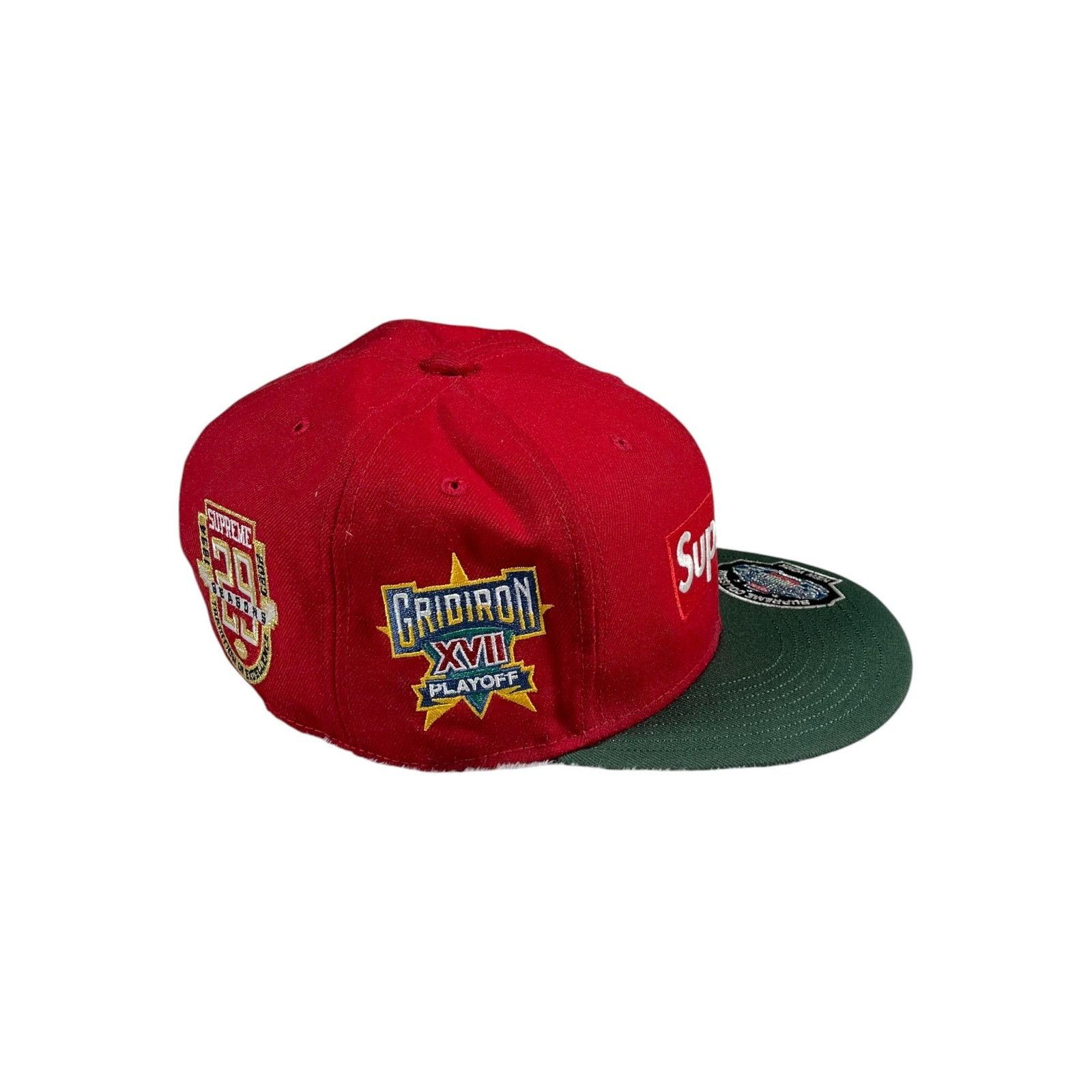 Supreme Supreme Red & Green Fitted Cap Size ONE SIZE - 2 Thumbnail