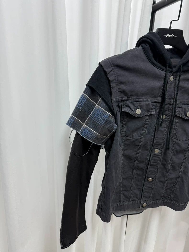 Undercover undercover 12SS Paneled Cowhide Punk Jacket 2502-Nextarrow Size US L / EU 52-54 / 3 - 3 Thumbnail