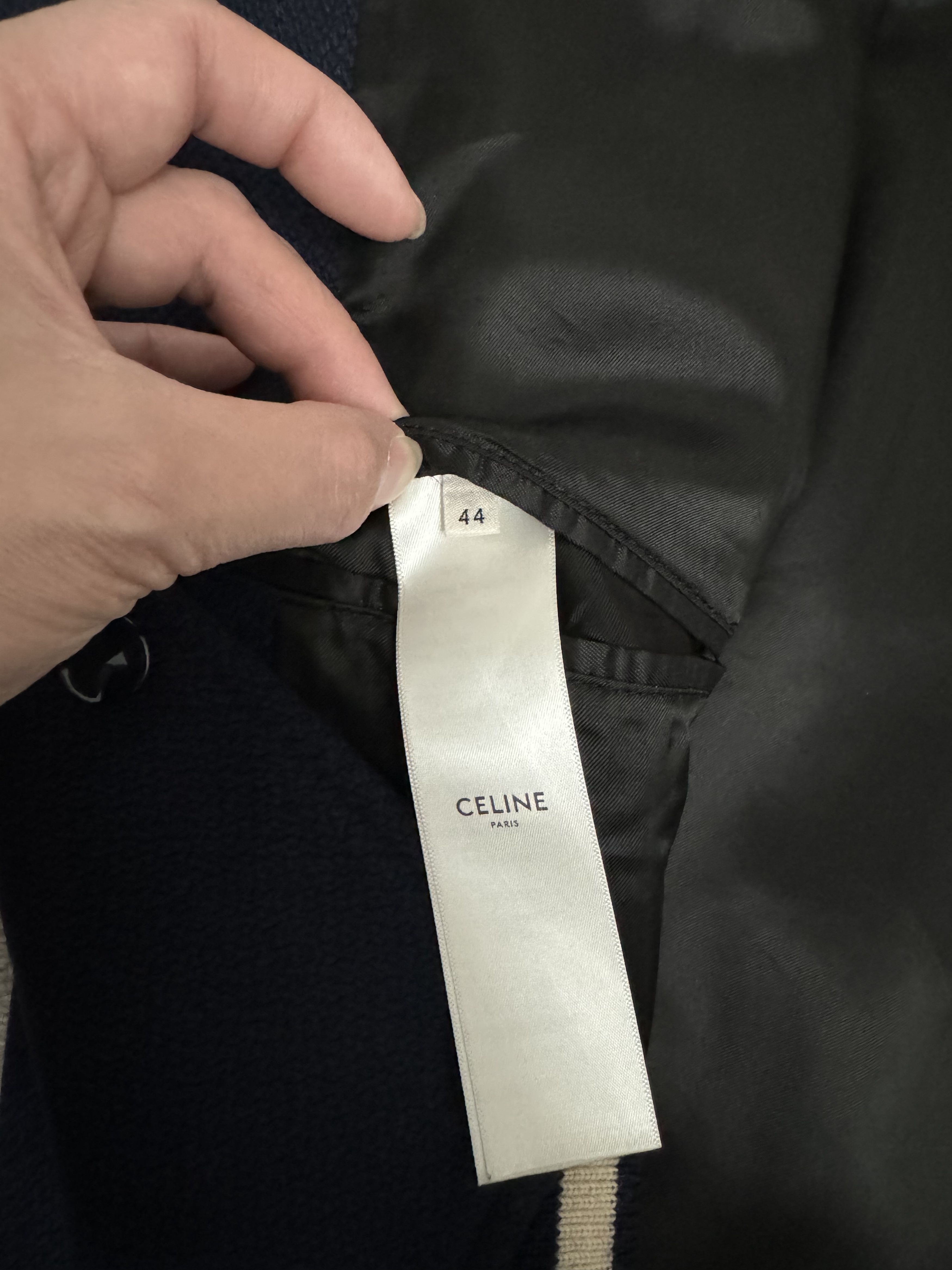 Celine × Hedi Slimane Celine Teddy Varsity Jacket Size US S / EU 44-46 / 1 - 11 Thumbnail