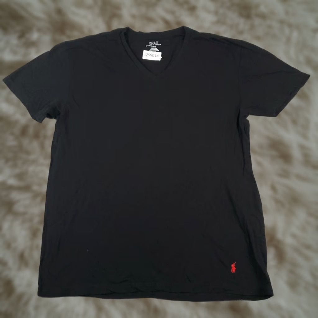 Ralph Lauren Ralph Lauren T-Shirt Men Large Black Pony Logo Short Sleeve Crew Neck Cotton Size US L / EU 52-54 / 3 - 1 Thumbnail