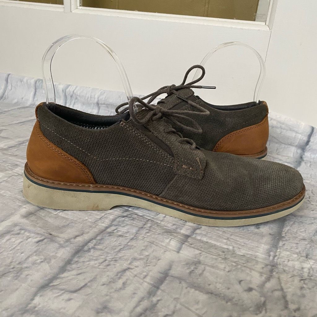 Nunn Bush Nunn Bush men 8.5 comfort gel memory foam leather tie up cas Size US 8.5 / EU 41-42 - 2 Thumbnail