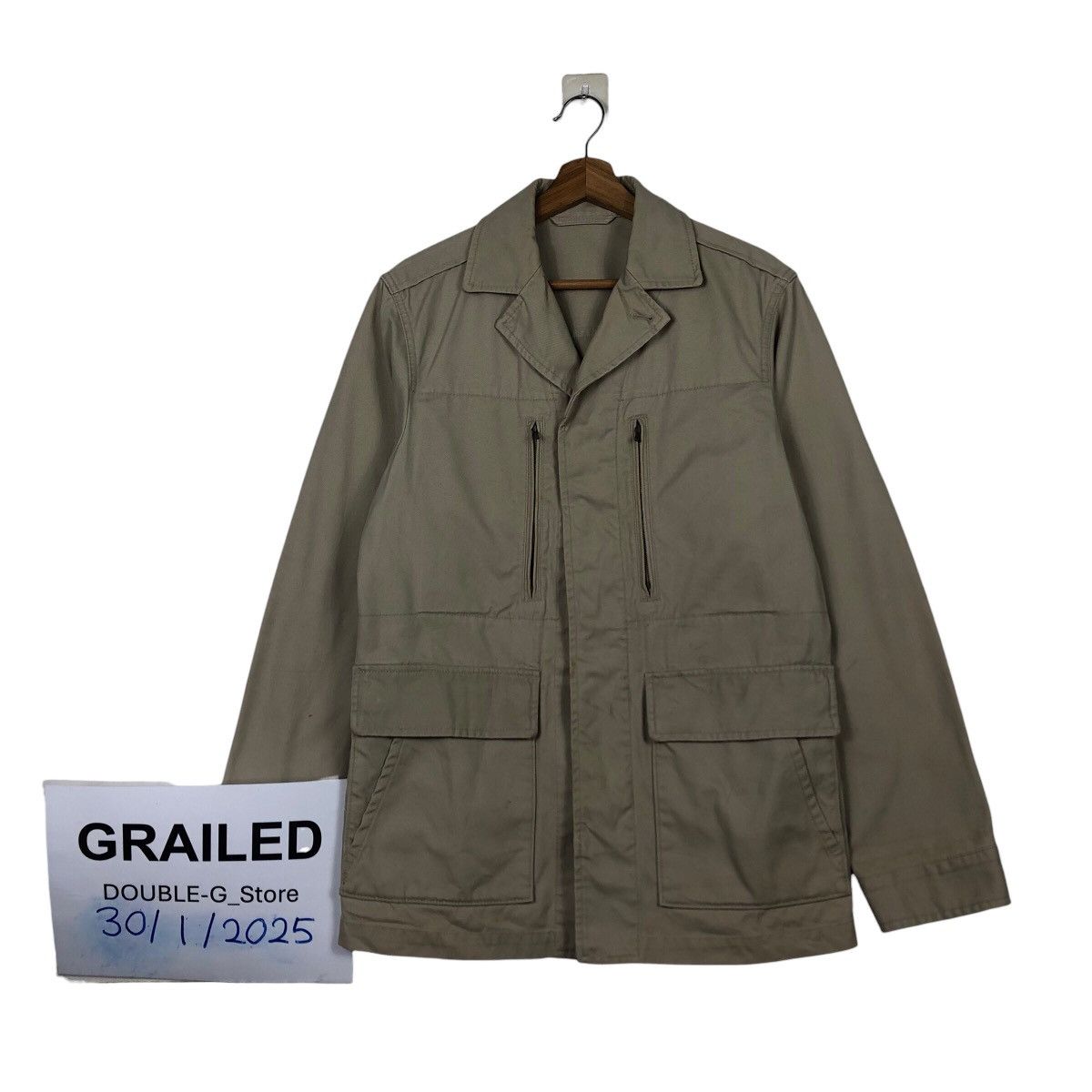 Japanese Brand × Vintage 📌Vintage Chore Work Jacket Duck Canvas Uniqlo Issey Miyake Size US L / EU 52-54 / 3 - 1 Thumbnail