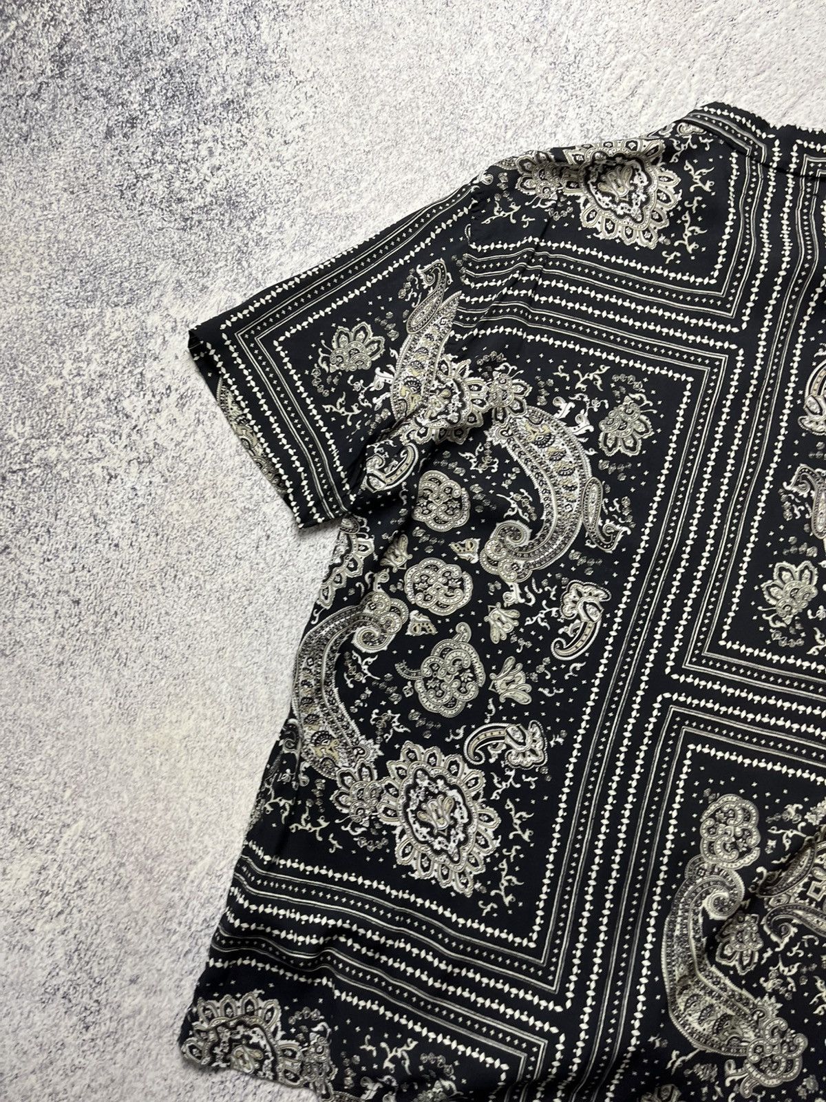 Allsaints Designer Allsaints Bandana Hawaii crazy oversize shirt Size US L / EU 52-54 / 3 - 20 Thumbnail
