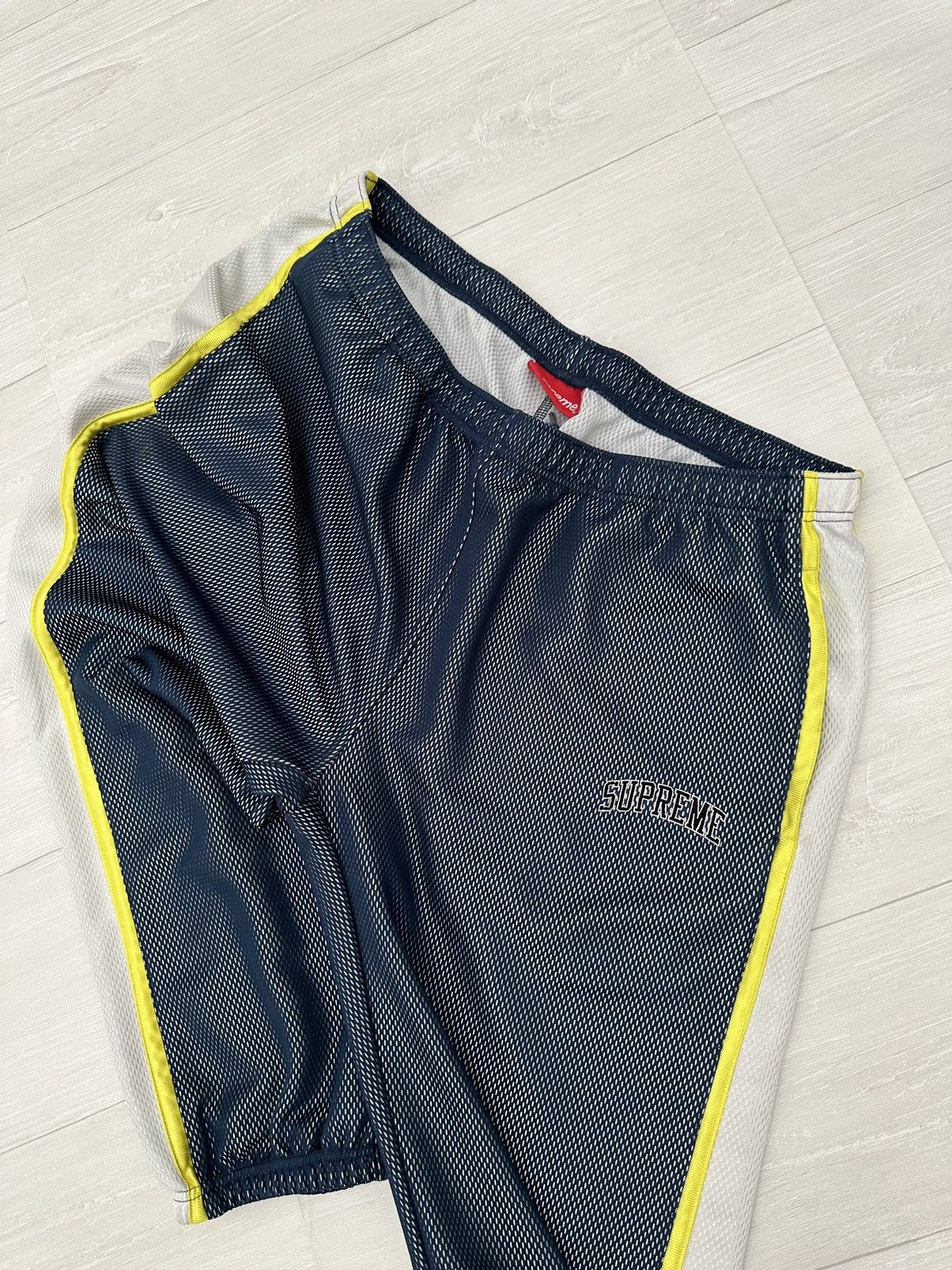 Supreme Supreme" Bonded Mesh Track Pant " Swoosh Navy SS18 XL Size US 36 / EU 52 - 3 Thumbnail