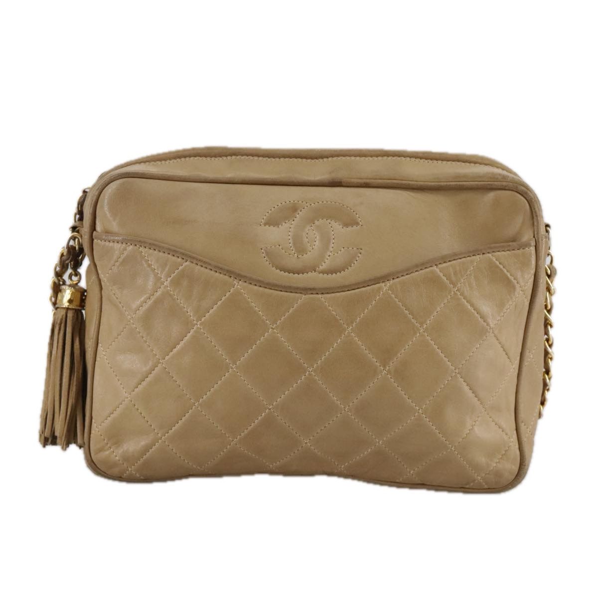 Chanel Camera Beige Shearling Shoulder Bag (Pre-Owned) Size ONE SIZE - 1 Thumbnail