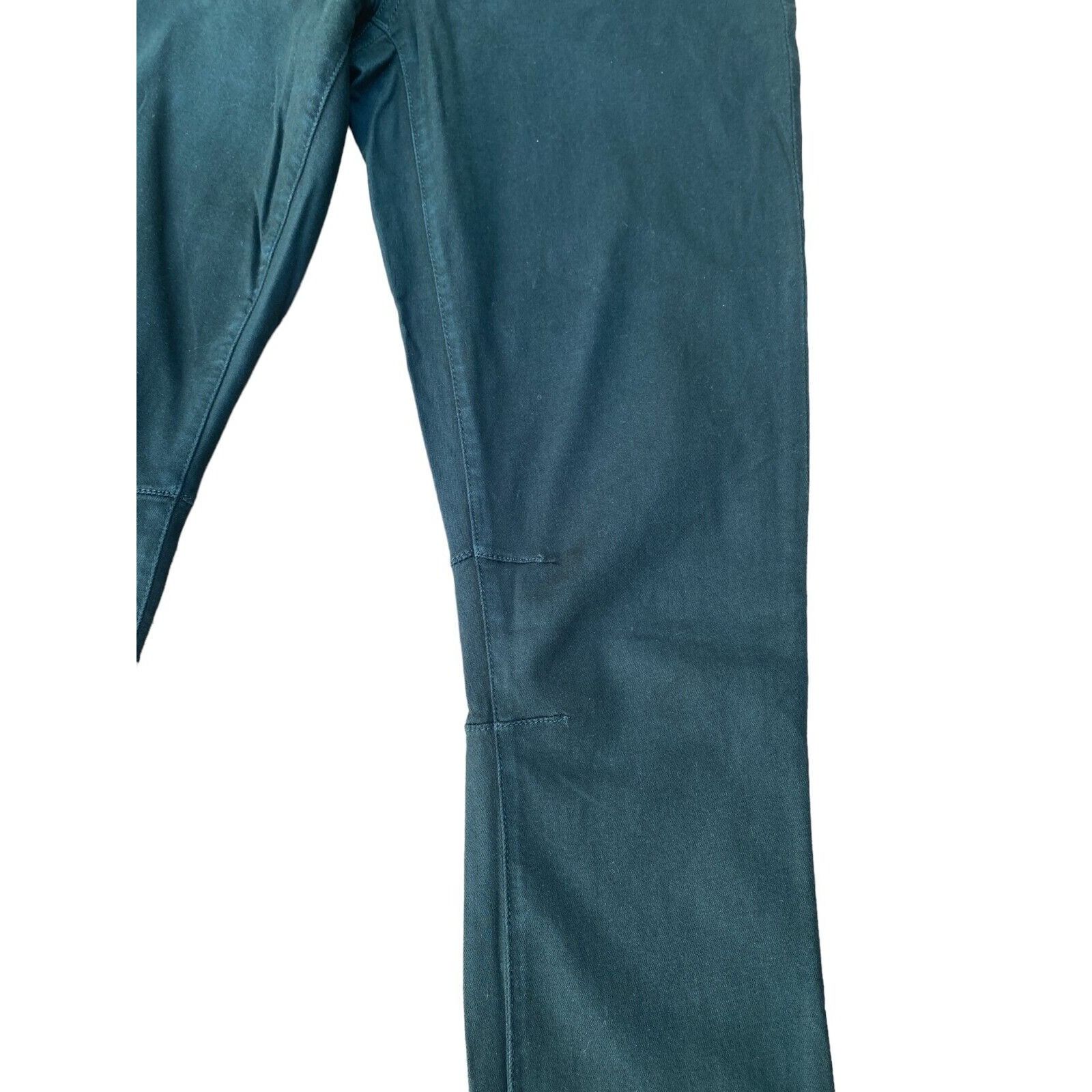 Helmut Lang Vintage elongated Kaki Biker Pants Size 30" / US 8 / IT 44 - 2 Thumbnail