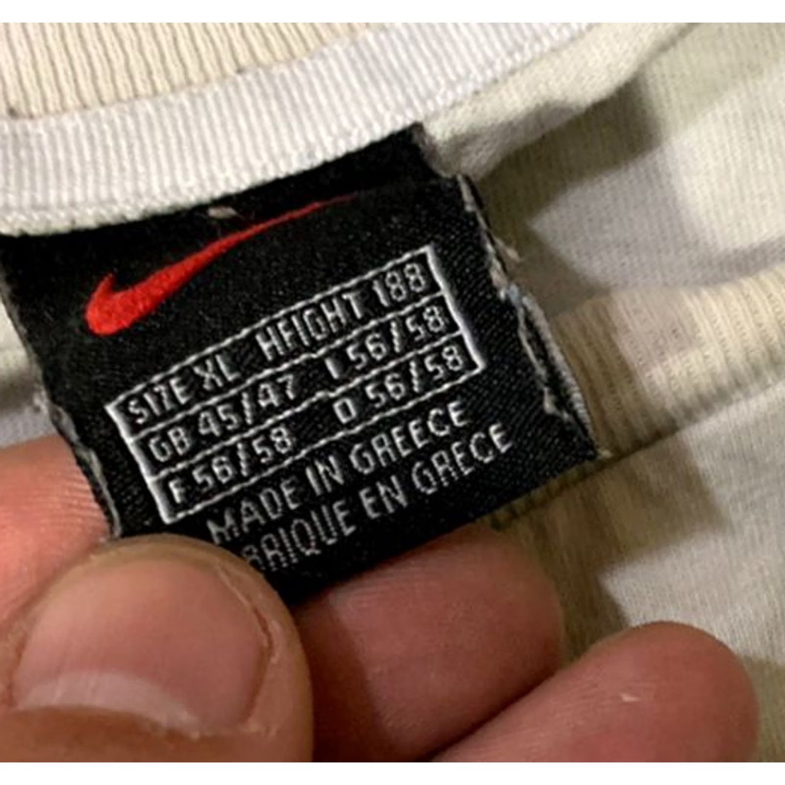 Nike Nike Embroidered Swoosh Mens Distressed T Shirt XL Extra Large Size US XL / EU 56 / 4 - 3 Thumbnail