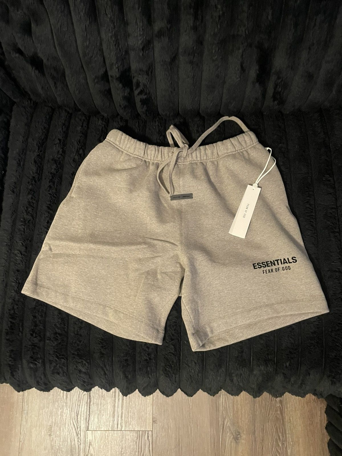 Fear of God essential shorts Homestead Heather