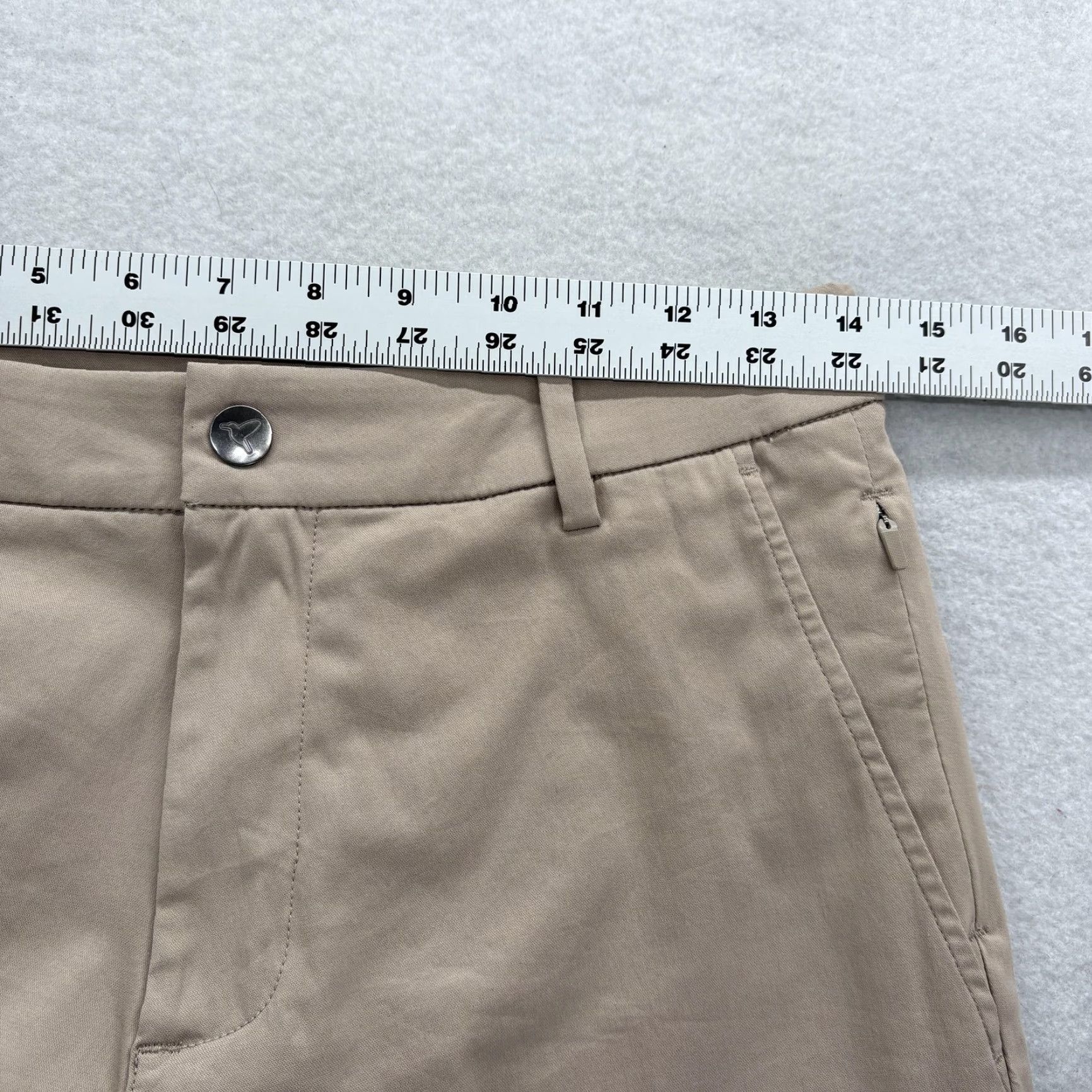 Vintage Birddogs Stretch Khakis Pants Mens 28x30 Beige Lined Casual Flat Front Zip Pocket Tapered Regular 30in Wh Size US 28 / EU 44 - 6 Thumbnail
