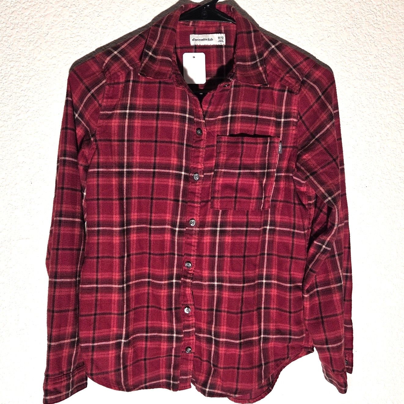 Abercrombie & Fitch Men's Abercrombie & Fitch Plaid Button Up Shirt Size 11/12 Size US S / EU 44-46 / 1 - 1 Thumbnail