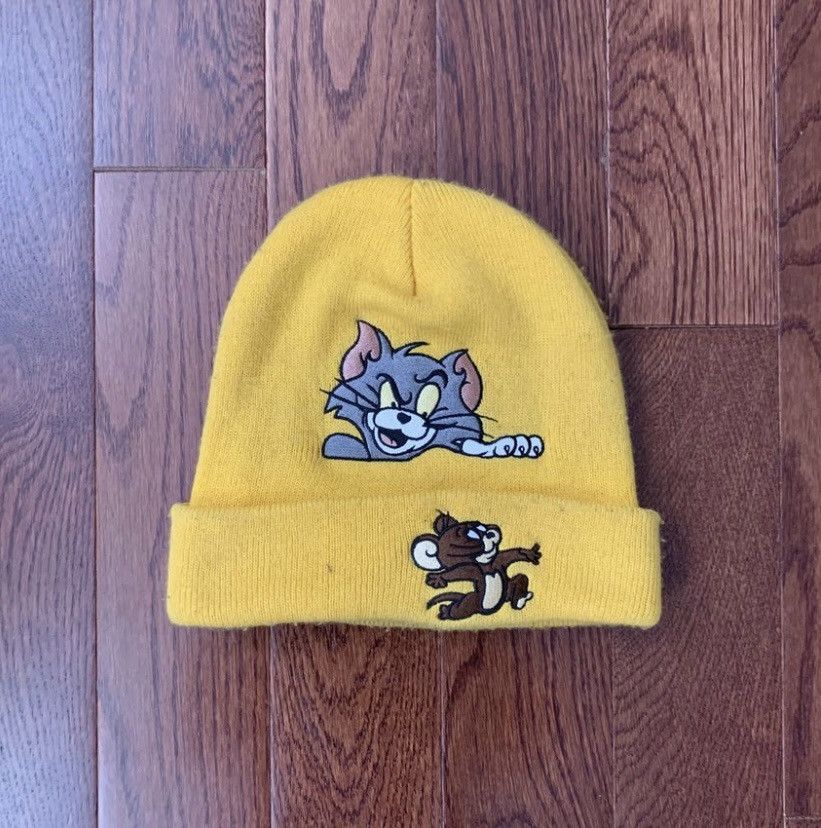 Supreme Supreme Tom and Jerry Beanie Yellow Size ONE SIZE - 1 Thumbnail