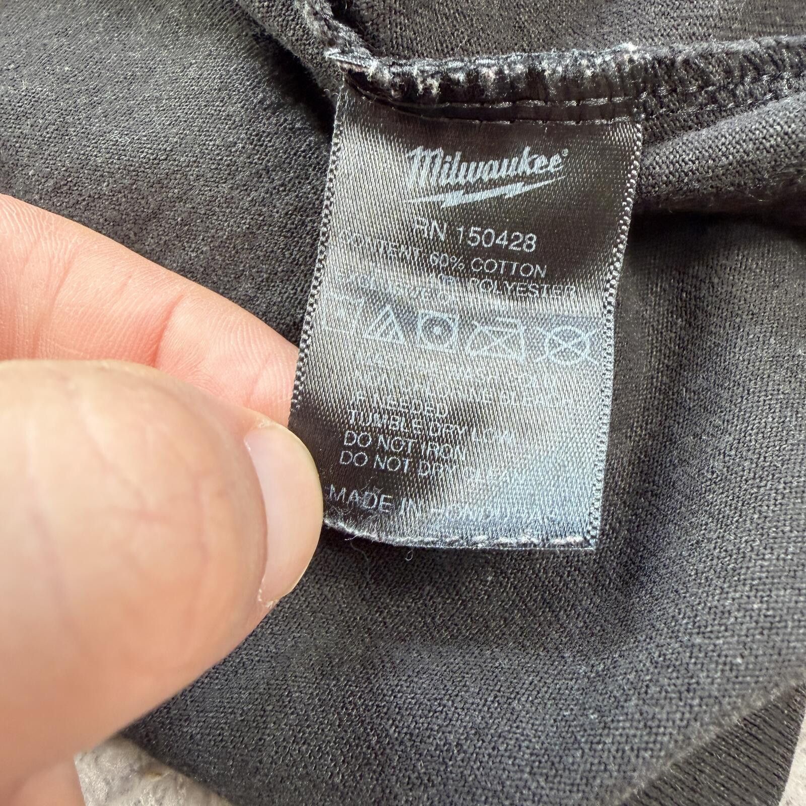 Other Milwaukee Pocket T Shirt Black Workwear Utility Tee L Size US L / EU 52-54 / 3 - 5 Thumbnail