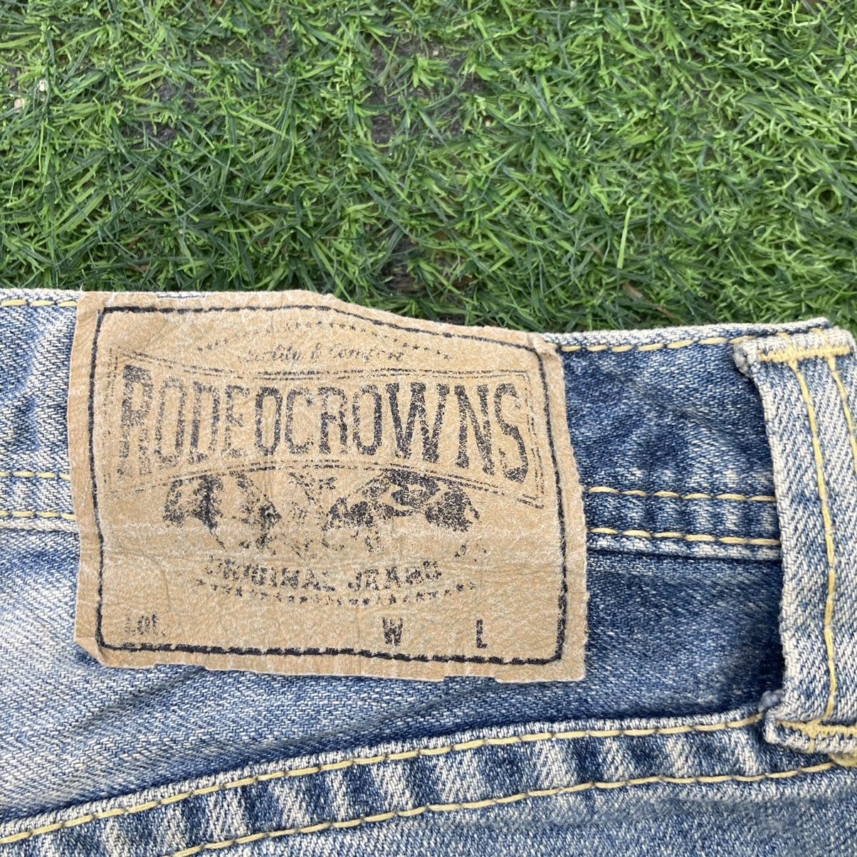 If Six Was Nine RODEO CROWNS RIPPED BOOTCUT JEANS Size 29" - 13 Thumbnail