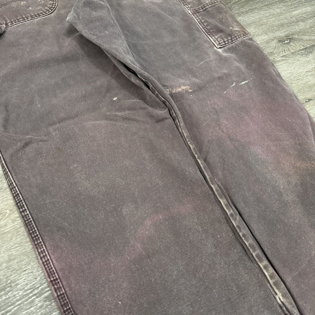 Dickies × StraightFaded × Vintage Crazy Vintage y2k Dickies Faded brown wide leg carpenter pan Size US 40 / EU 56 - 3 Thumbnail