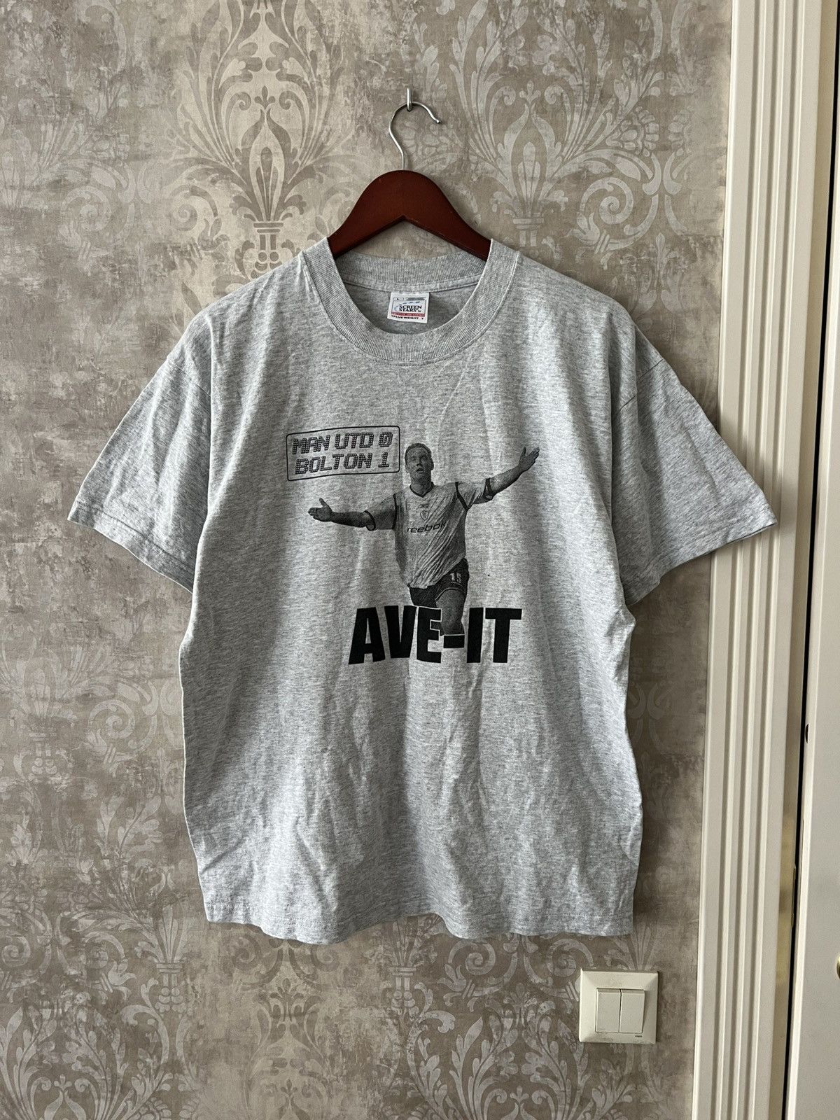 Vintage Vintage Kevin Nolan Bolton Wanderers Ave-It Football Tee Size US L / EU 52-54 / 3 - 1 Thumbnail