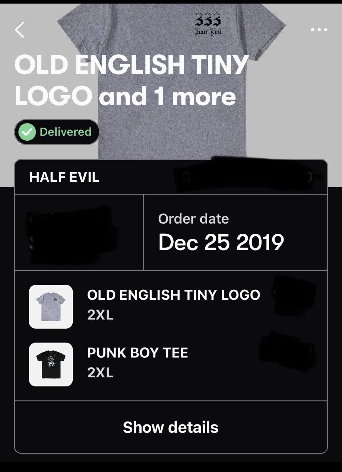 Other HALF EVIL PUNK BOY TEE Size US XXL / EU 58 / 5 - 3 Thumbnail