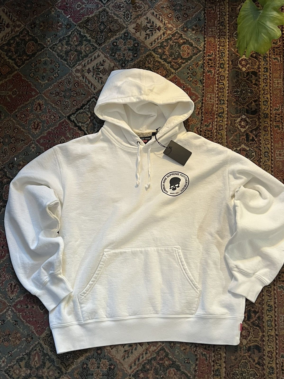 Supreme Supreme x Number (N)Ine Hooded Sweatshirt Black | Grailed