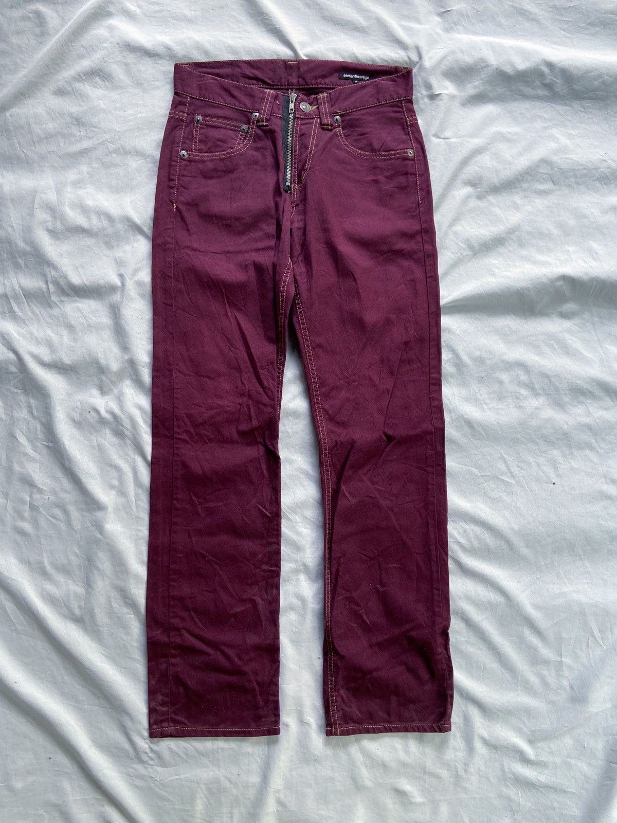 semanticdesign SEMANTICDESIGN ARCHIVE CHINO PANTS Size US 30 / EU 46 - 1 Thumbnail