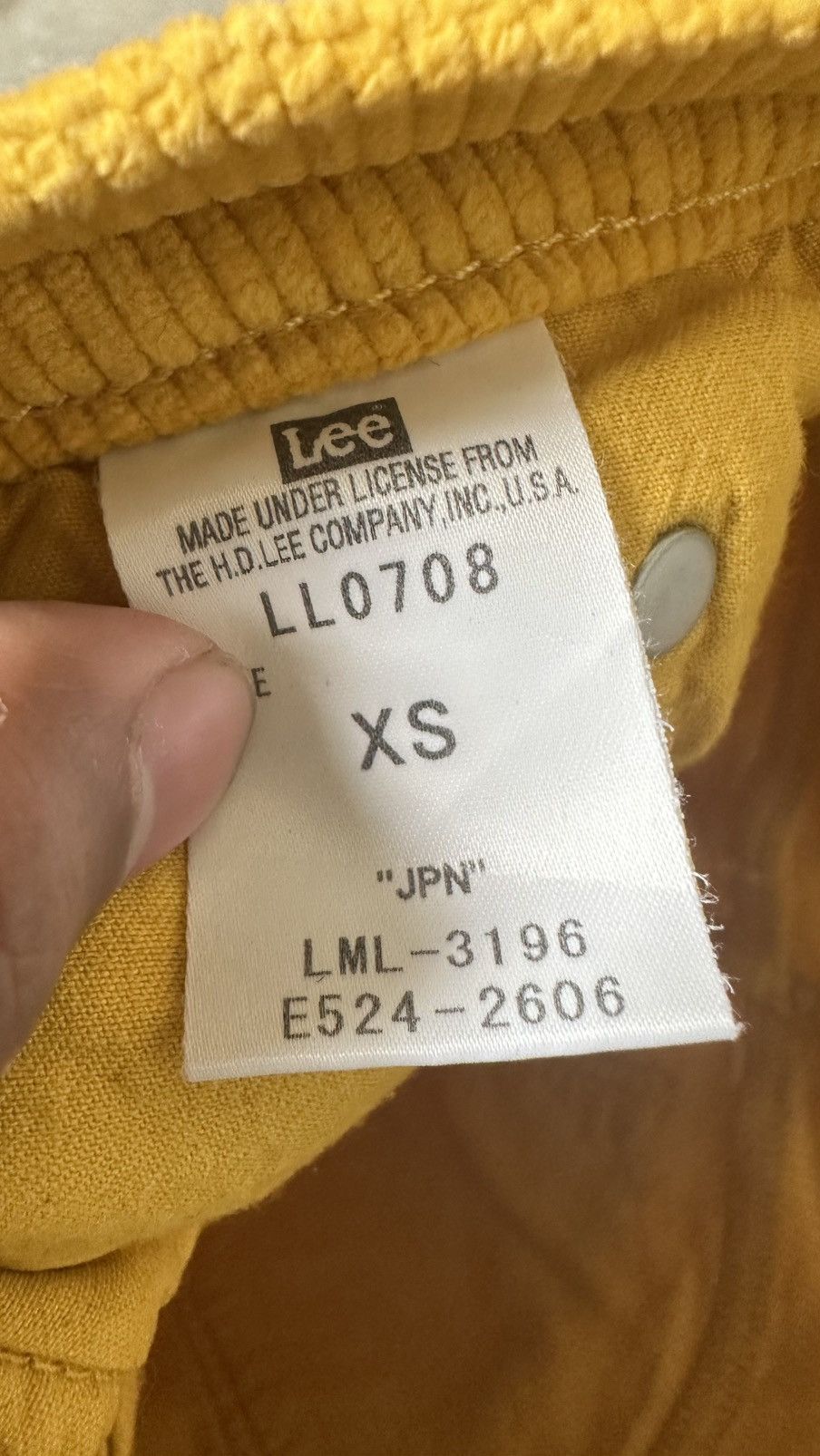 Lee VINTAGE LEE CORDUROY SKIRT Size 26" / US 2 / IT 38 - 6 Thumbnail