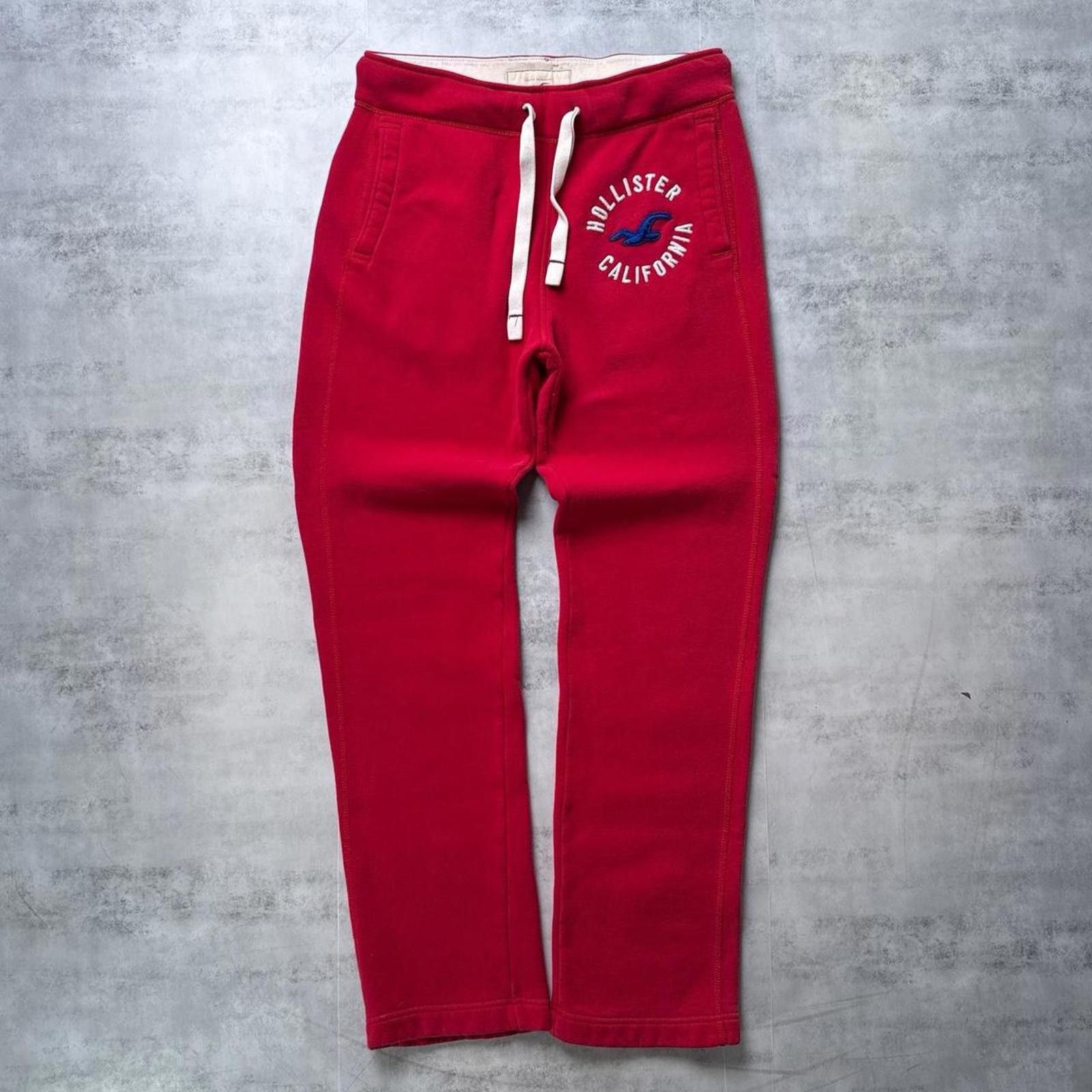 Other Y2K Hollister 00s Red Sweatpants Size 28" / US 6 / IT 42 - 1 Thumbnail