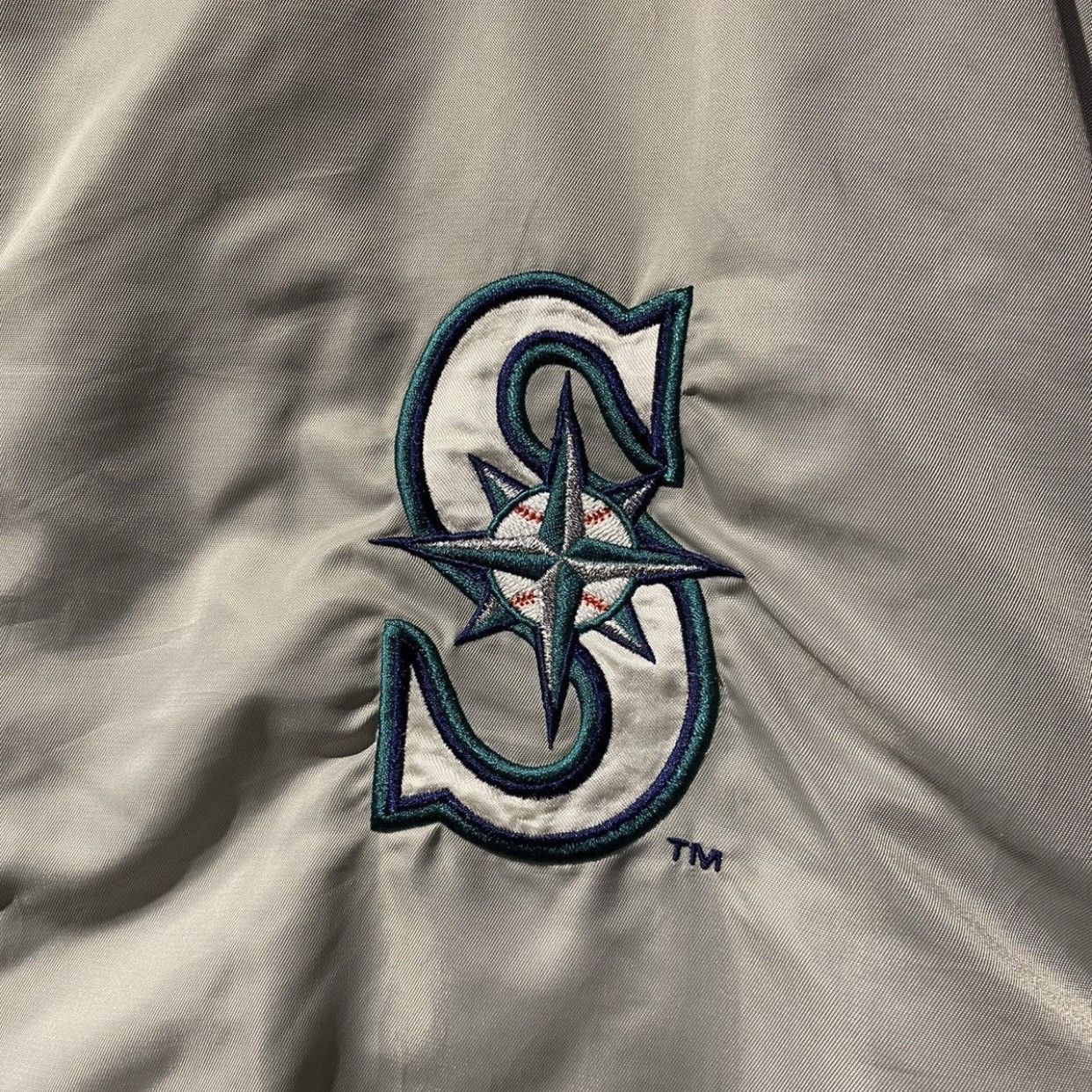 MLB × Vintage Vintage 90s Rain jacket Seattle mariners baseball MLB Size US L / EU 52-54 / 3 - 9 Thumbnail
