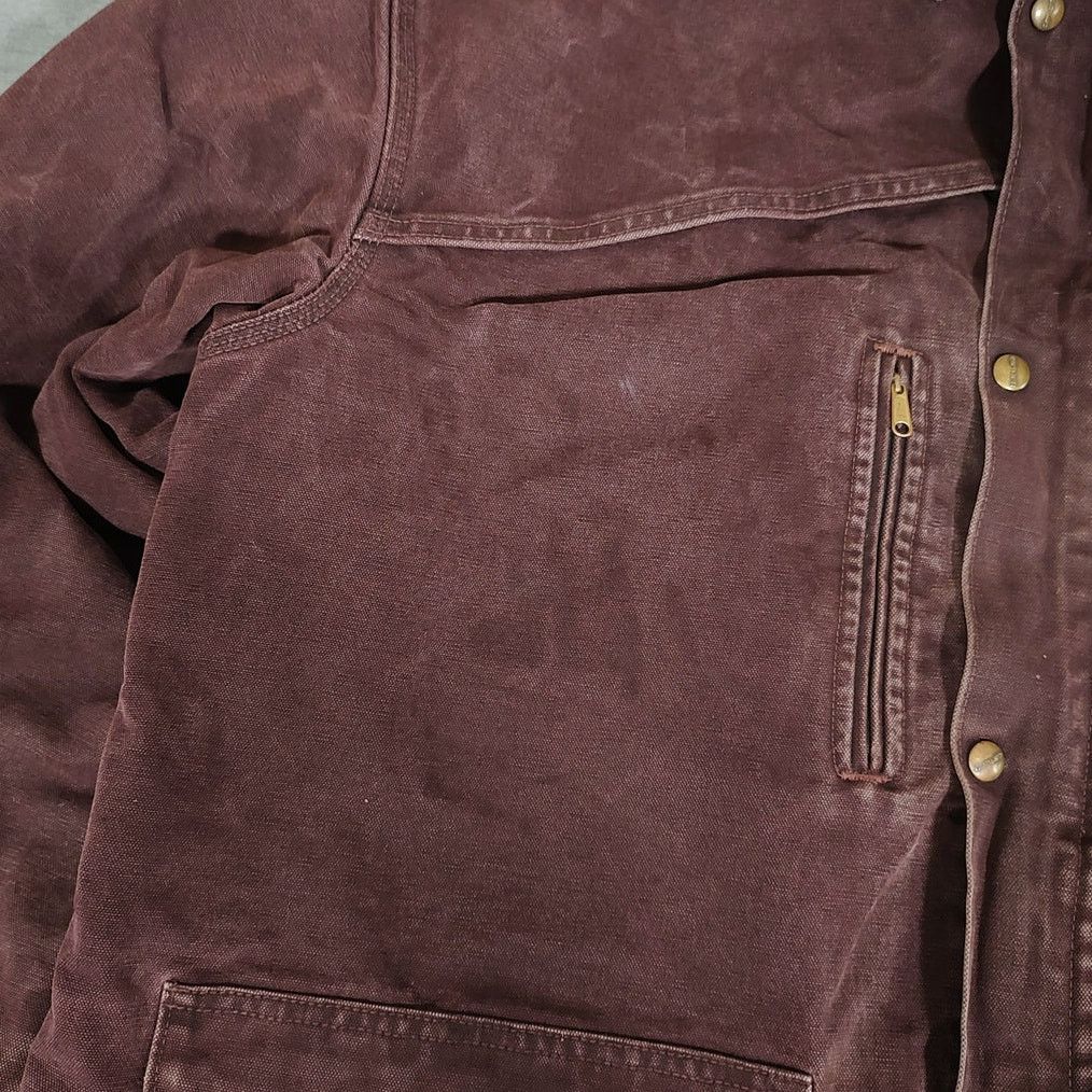 Carhartt VTG 90s Carhartt C10BRG blanket lined work jacket mns XL Size US XL / EU 56 / 4 - 4 Thumbnail