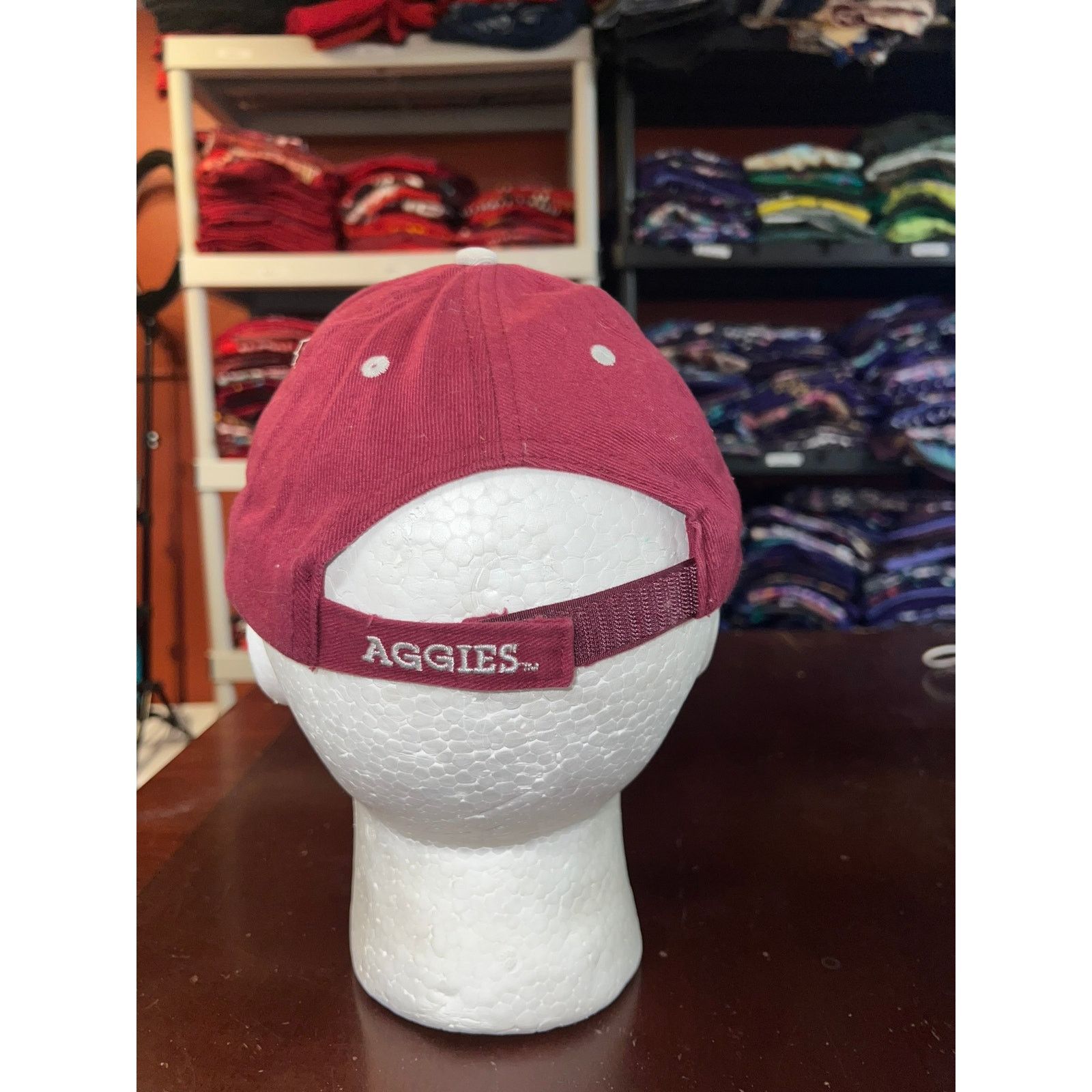 NCAA A&M Hat A&M University Maroon College Cap Headwear Size ONE SIZE - 4 Thumbnail